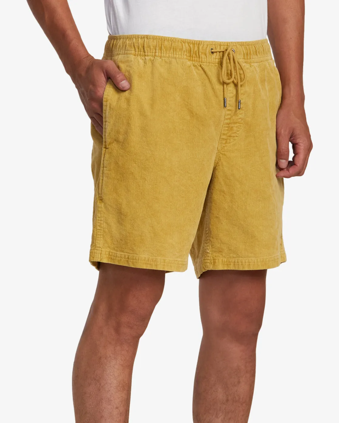 Escape Elastic Waist Corduroy Shorts 17” - Southern Moss
