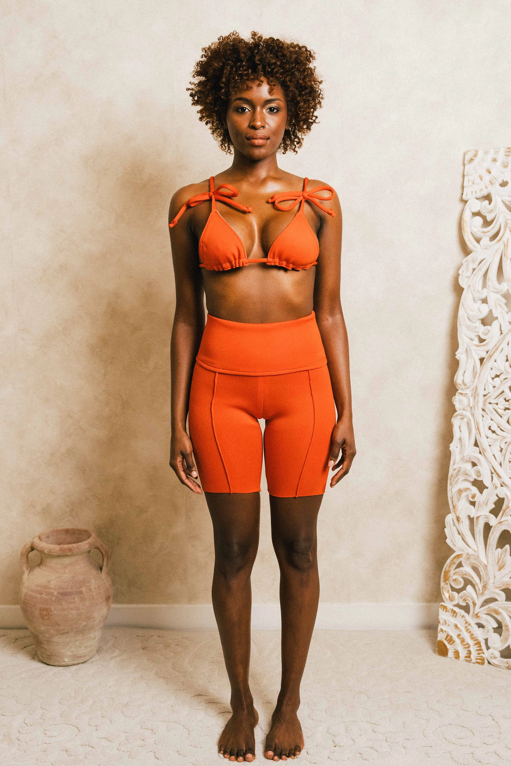 Rayon drape Boni Scuba Short Swim Set