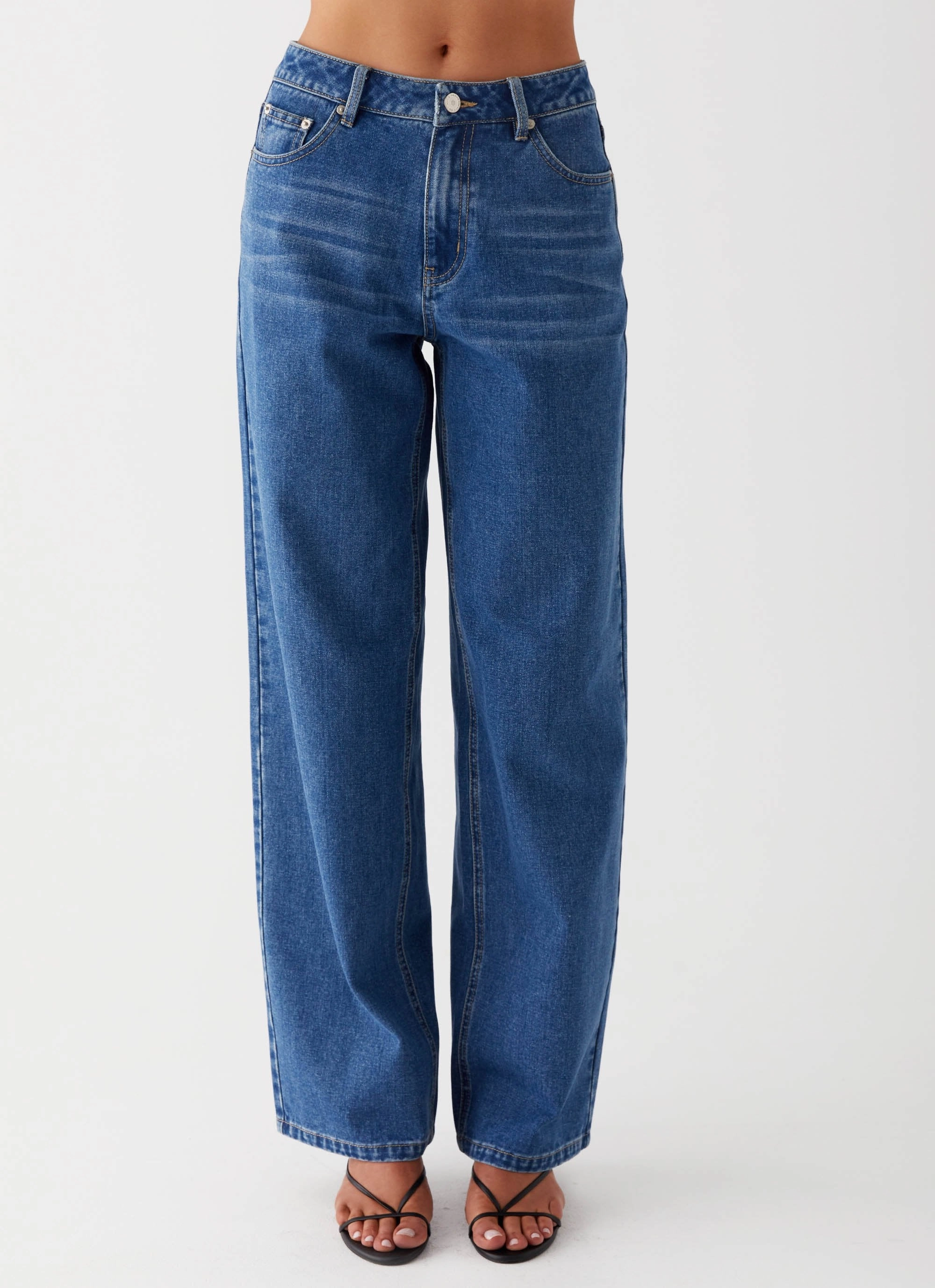 Essential Comfort Outdoor Friendly Keanna Low Rise Jeans - Indigo