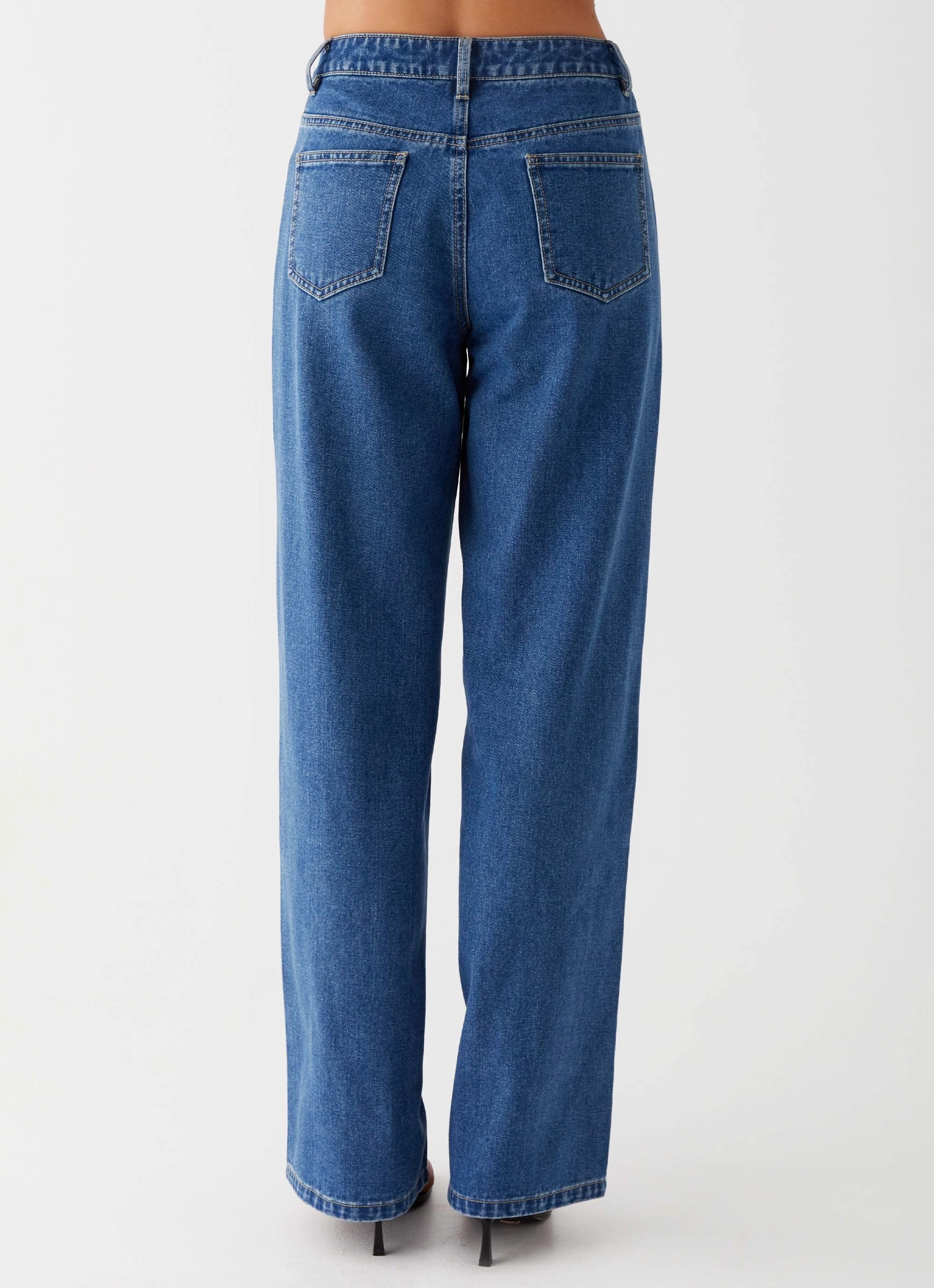 Keanna Low Rise Jeans - Indigo ArticulatedJoints