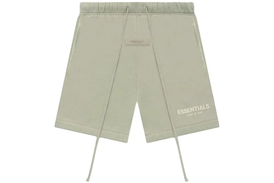 ESSENTIALS FOG SWEAT SHORTS SEAFOAM