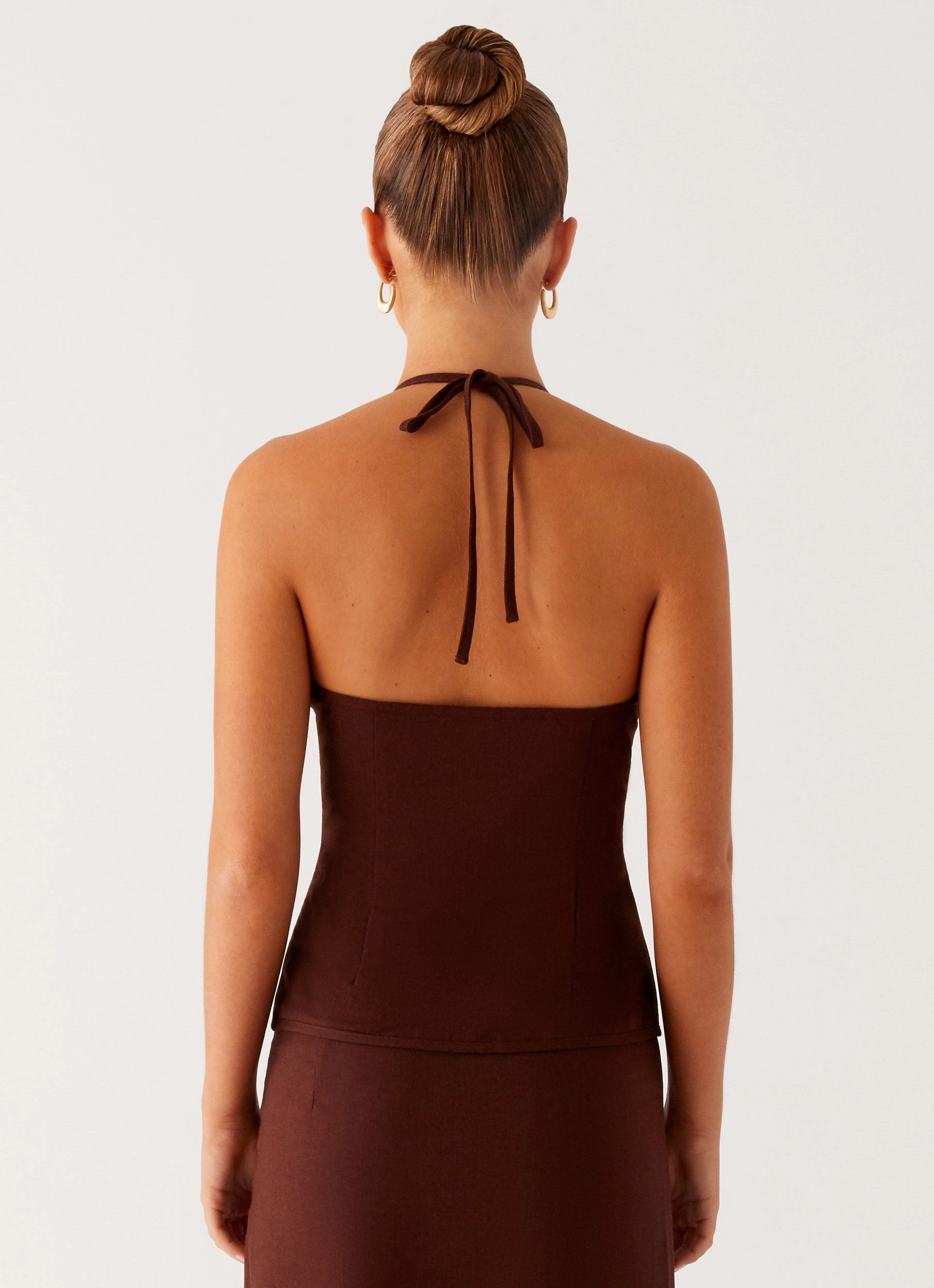 Esther Top - Chocolate Comfortable Look