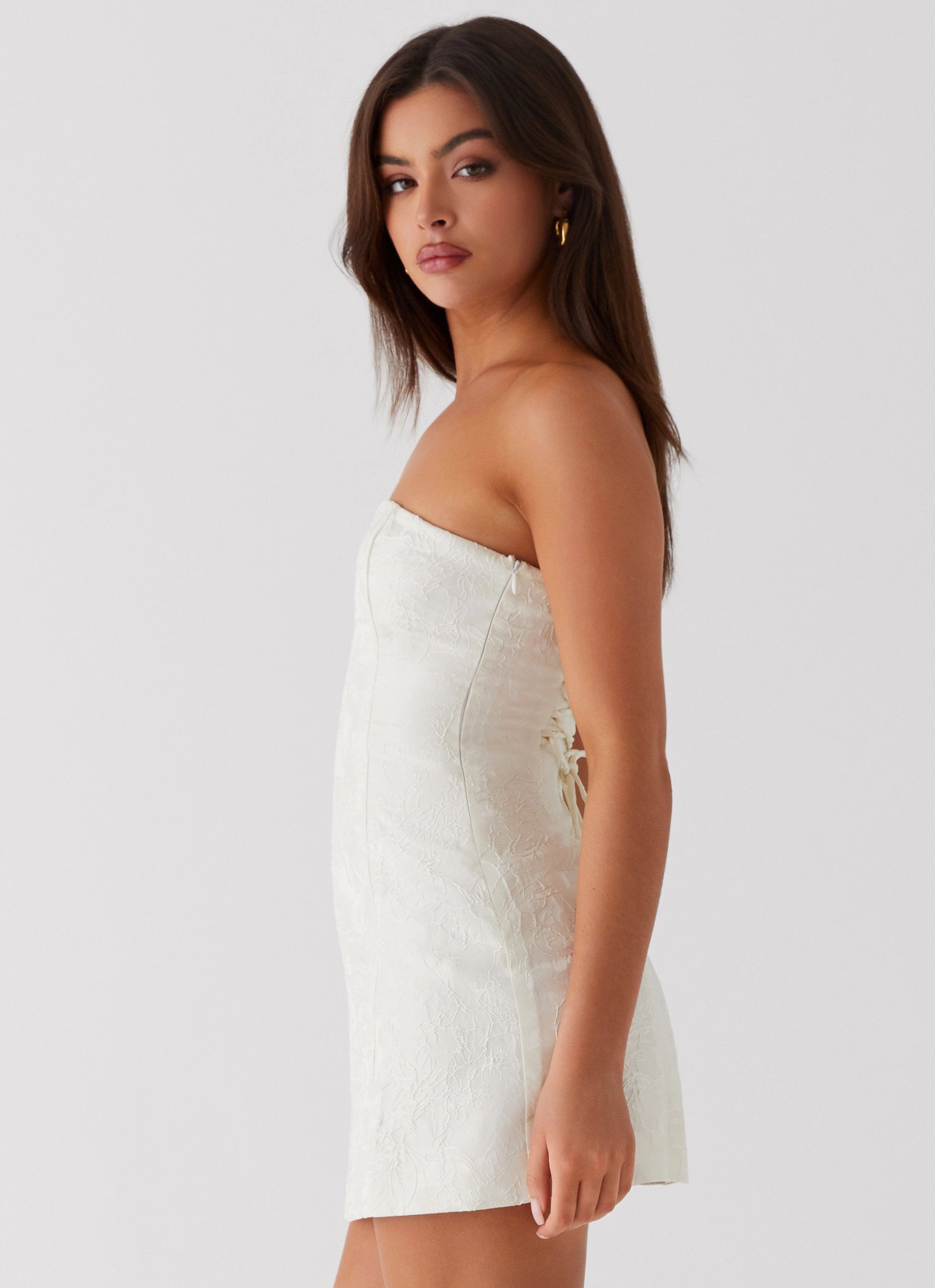Coastal Chic Eternity Strapless Mini Dress - Ivory