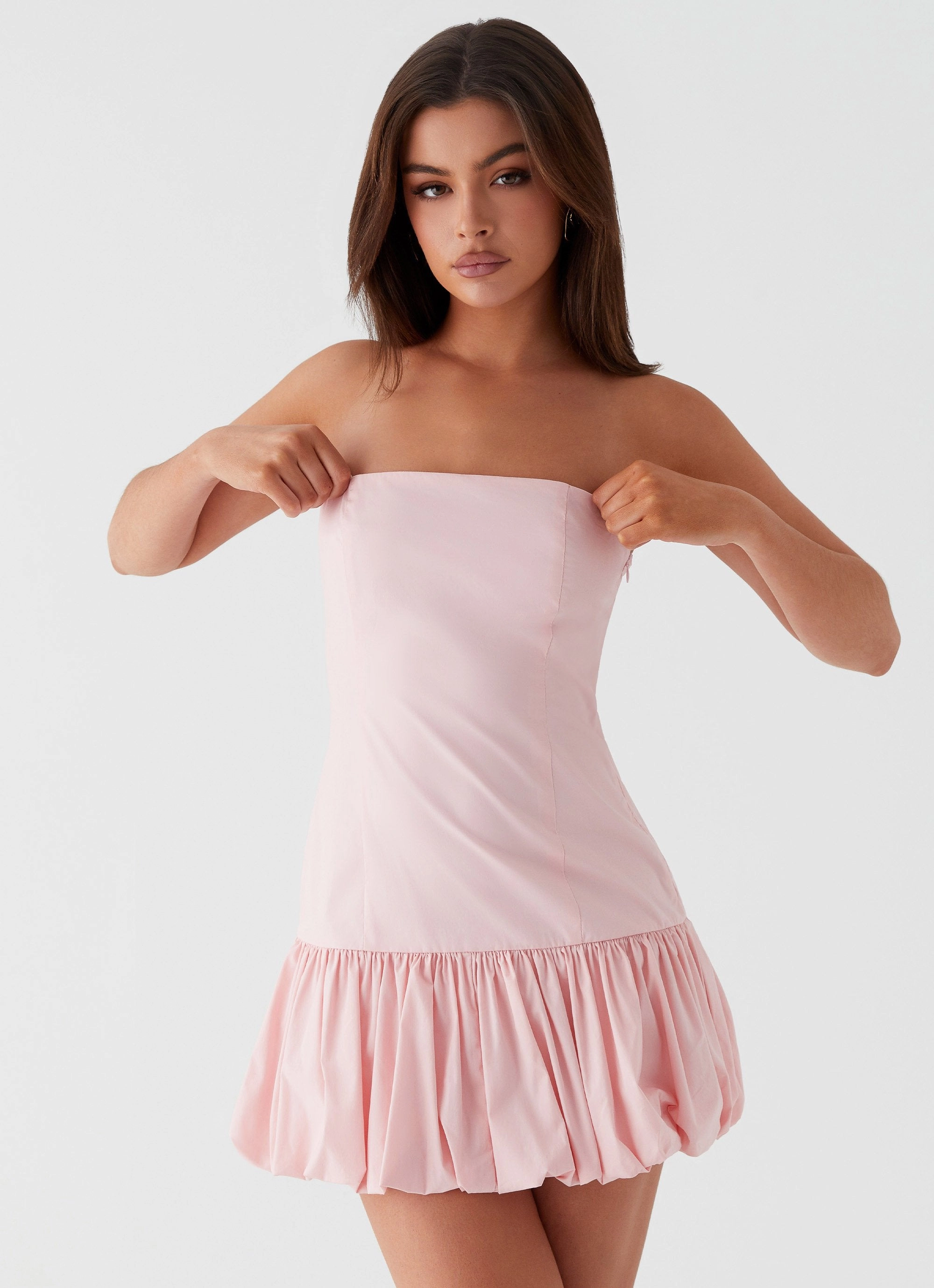 Cozy Balance Perfect for Travel Cotton Candy Mini Dress - Pink