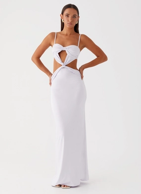 Breathable wear Lace Fine Heart And Soul Maxi Dress - Lavender