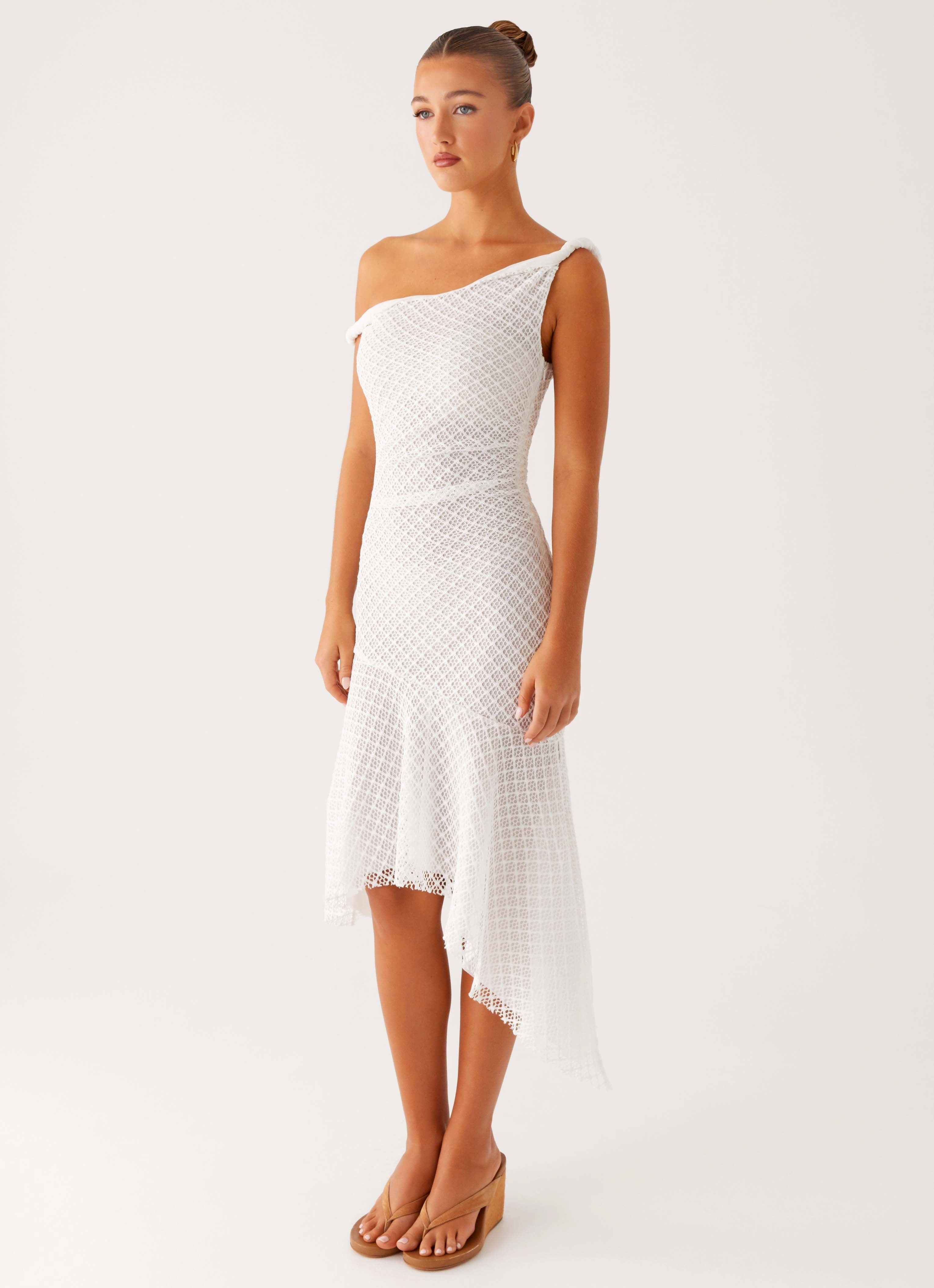 Water-resistant Everyday Ready Huntah Midi Dress - Ivory