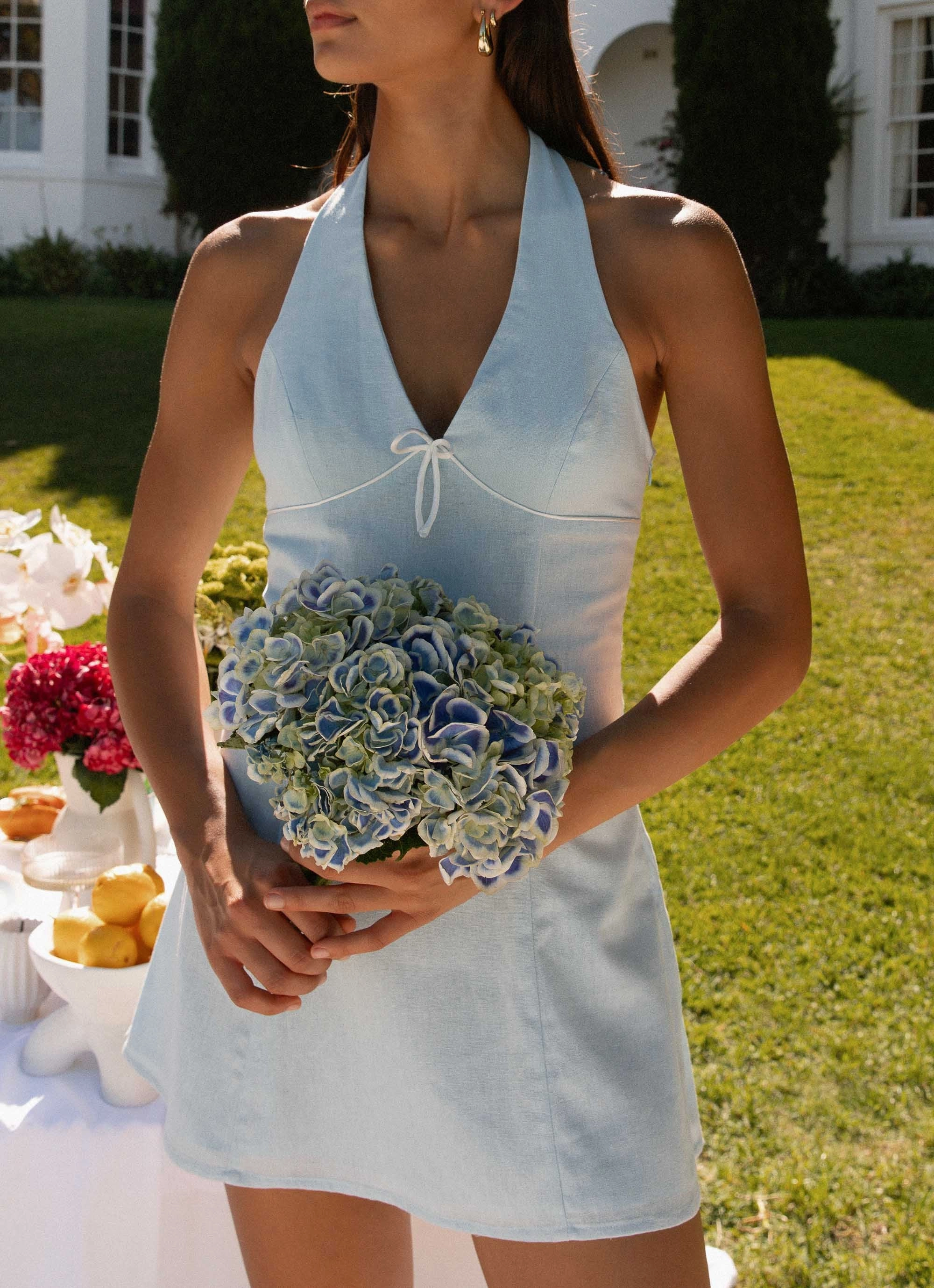 Timeless Fashion Bronte Mini Dress - Blue