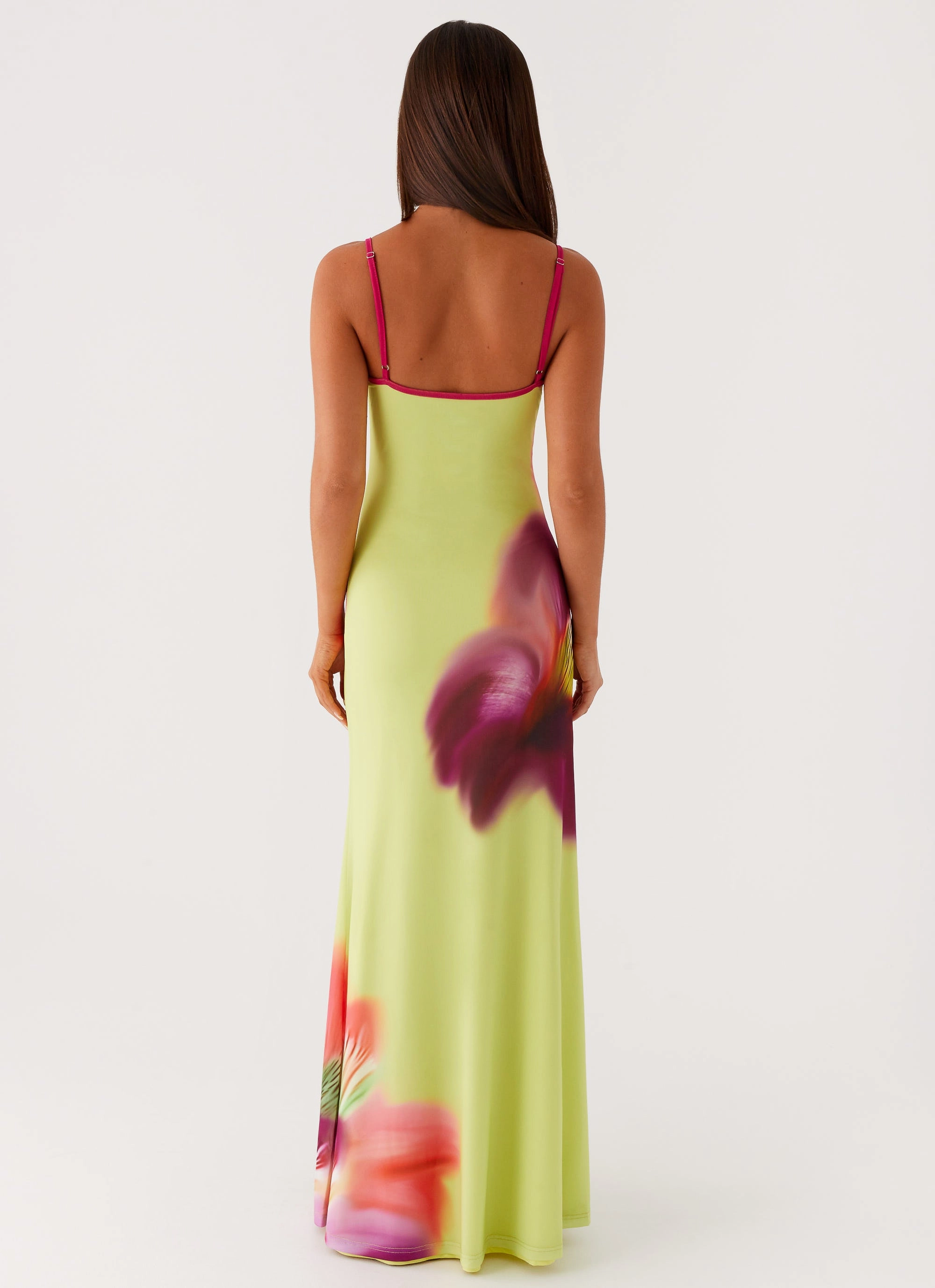 Everett Maxi Dress - Green Tropical Sophisticated Wear