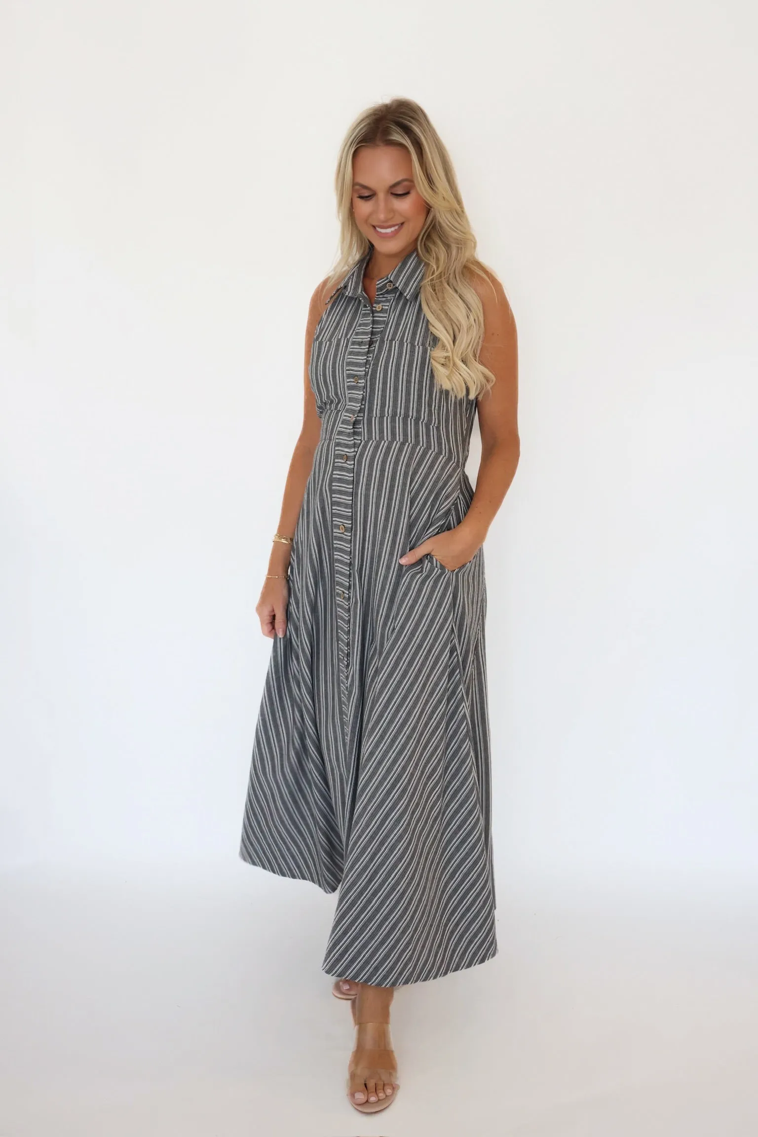 Evett Shirt Dress ConvertibleStyle Basic Long Sleeve