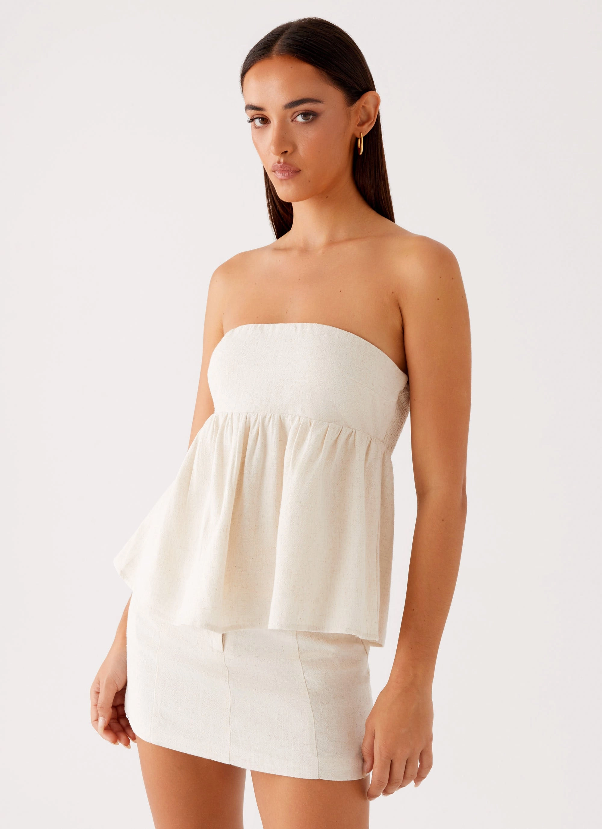 Fashionable Fit Cassie Tube Top - Oat