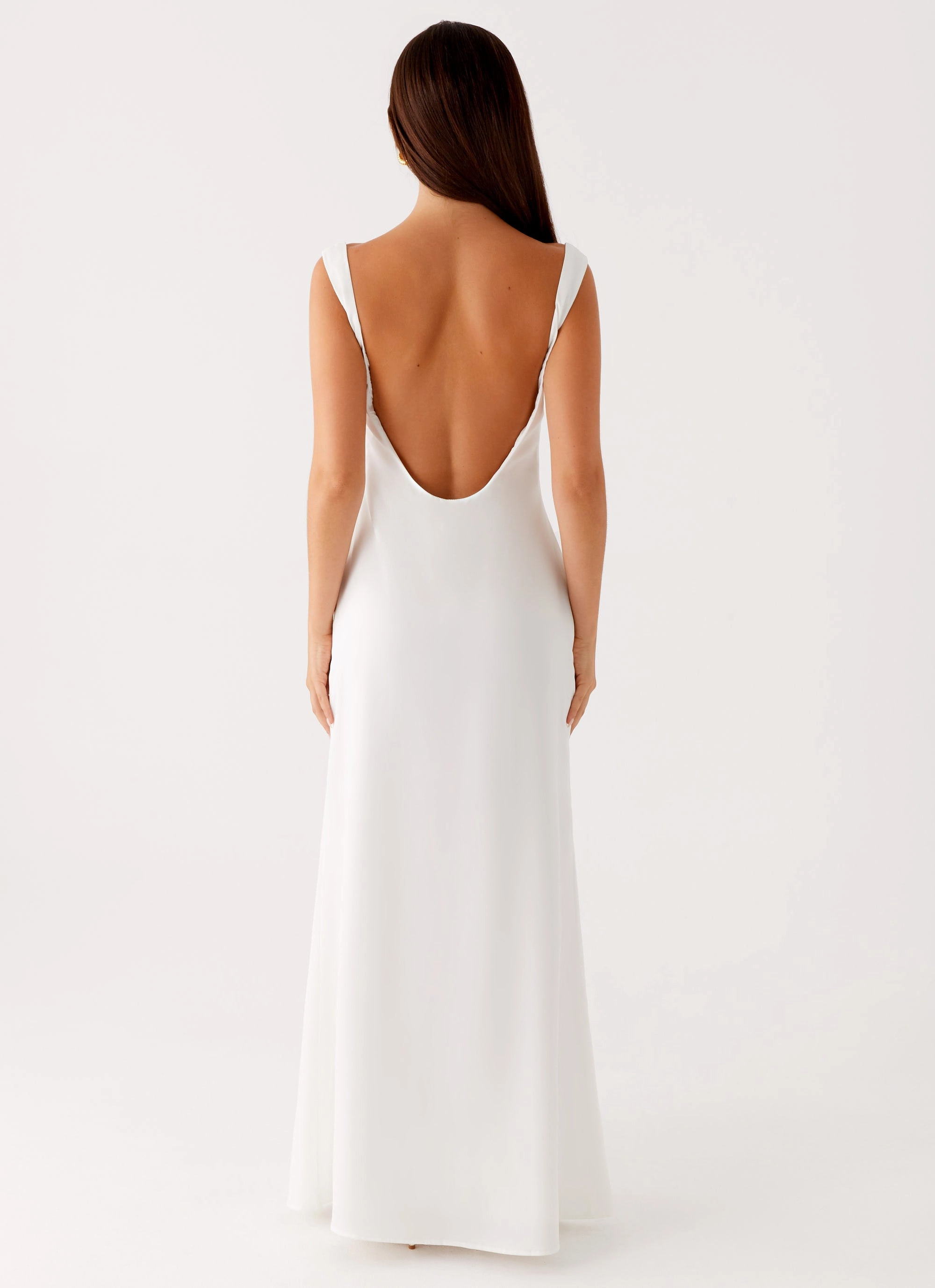 Flattering Waist Shyla Maxi Dress - Ivory