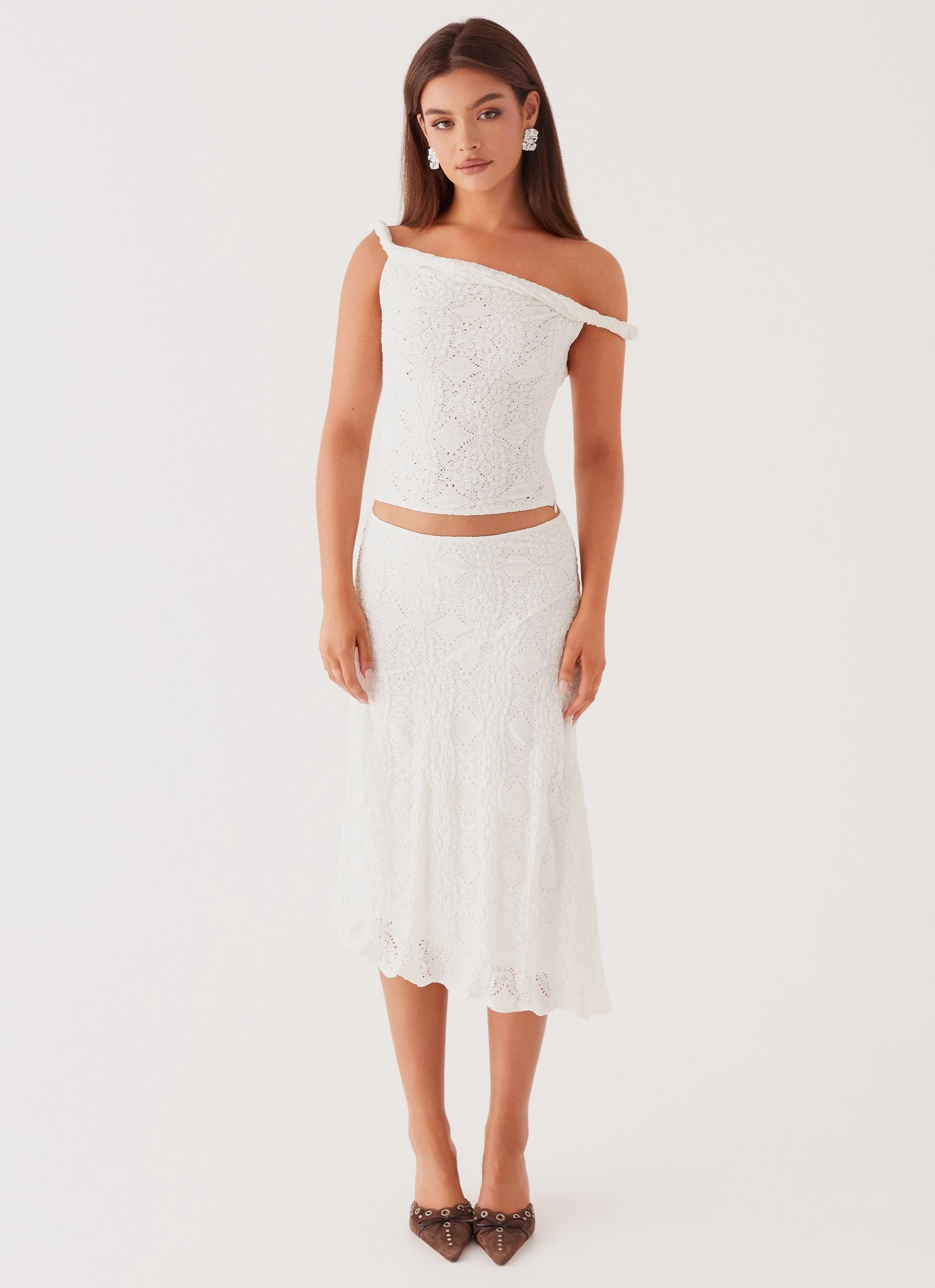 MultiFunctionalDesign Low Impact Manufacturing Diamond Sky Top - White