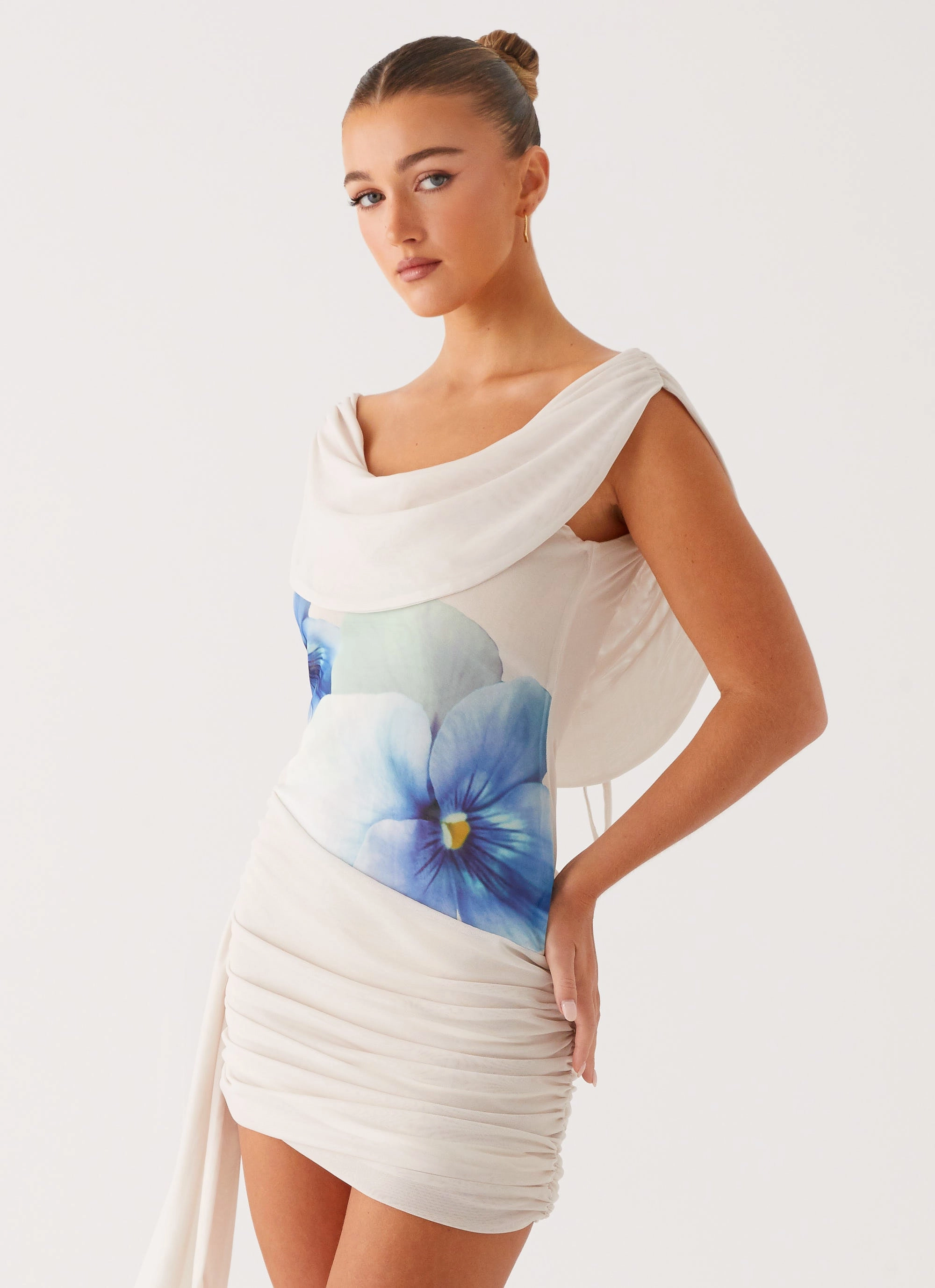 Good Fortune Mini Dress - Ivory Easy Pretty