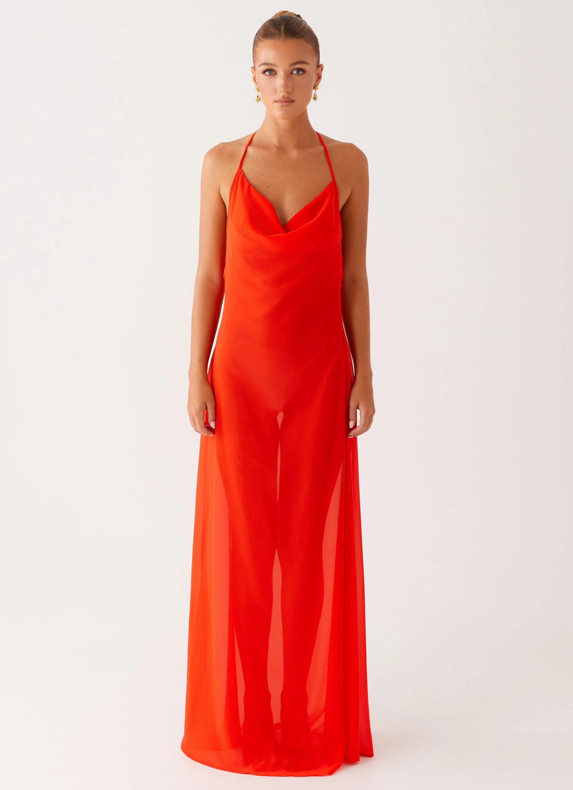 Eye Appeal Fantasy Maxi Dress - Orange