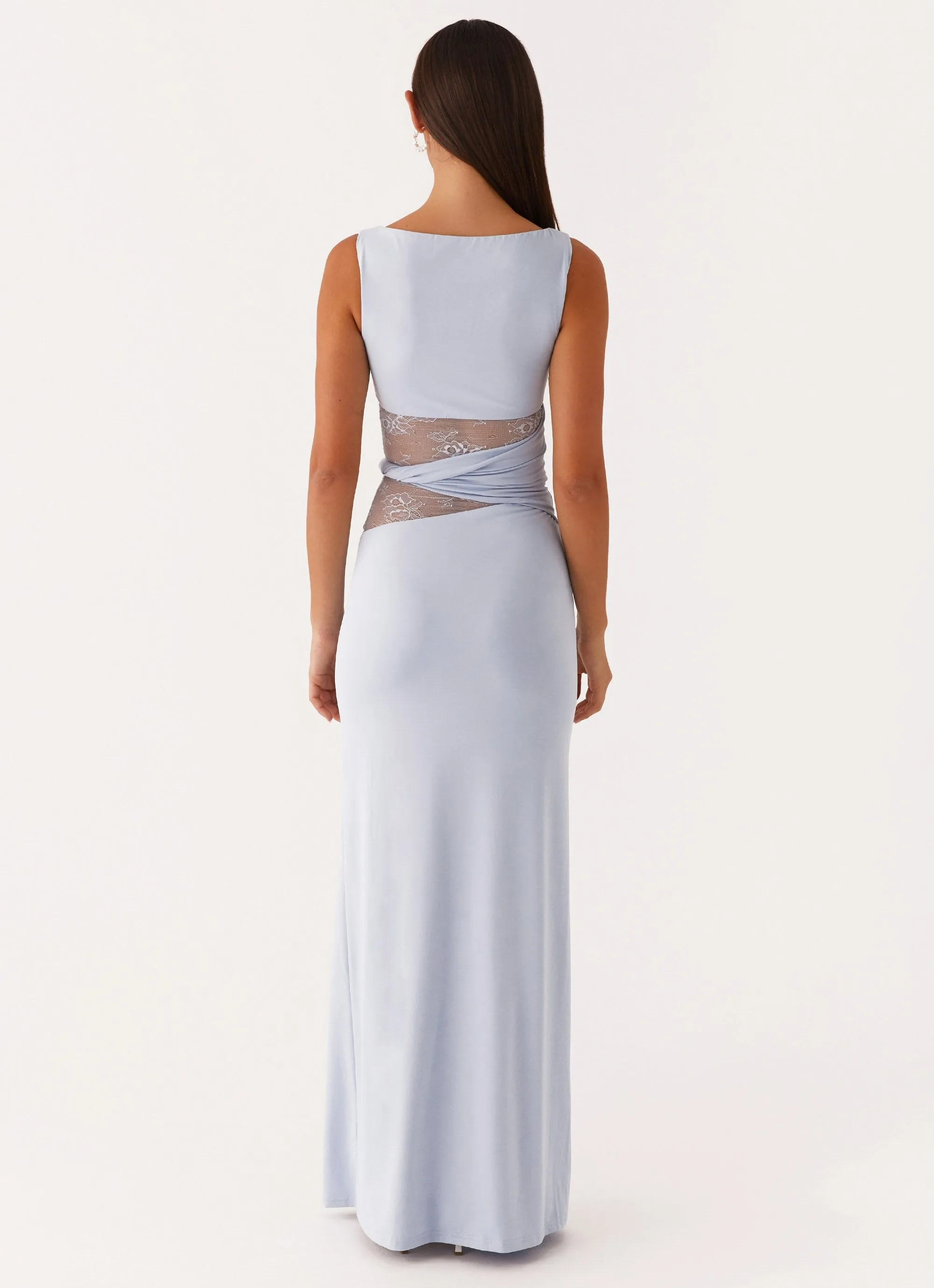 Karma Maxi Dress - Blue Regular-fit Event Favorite