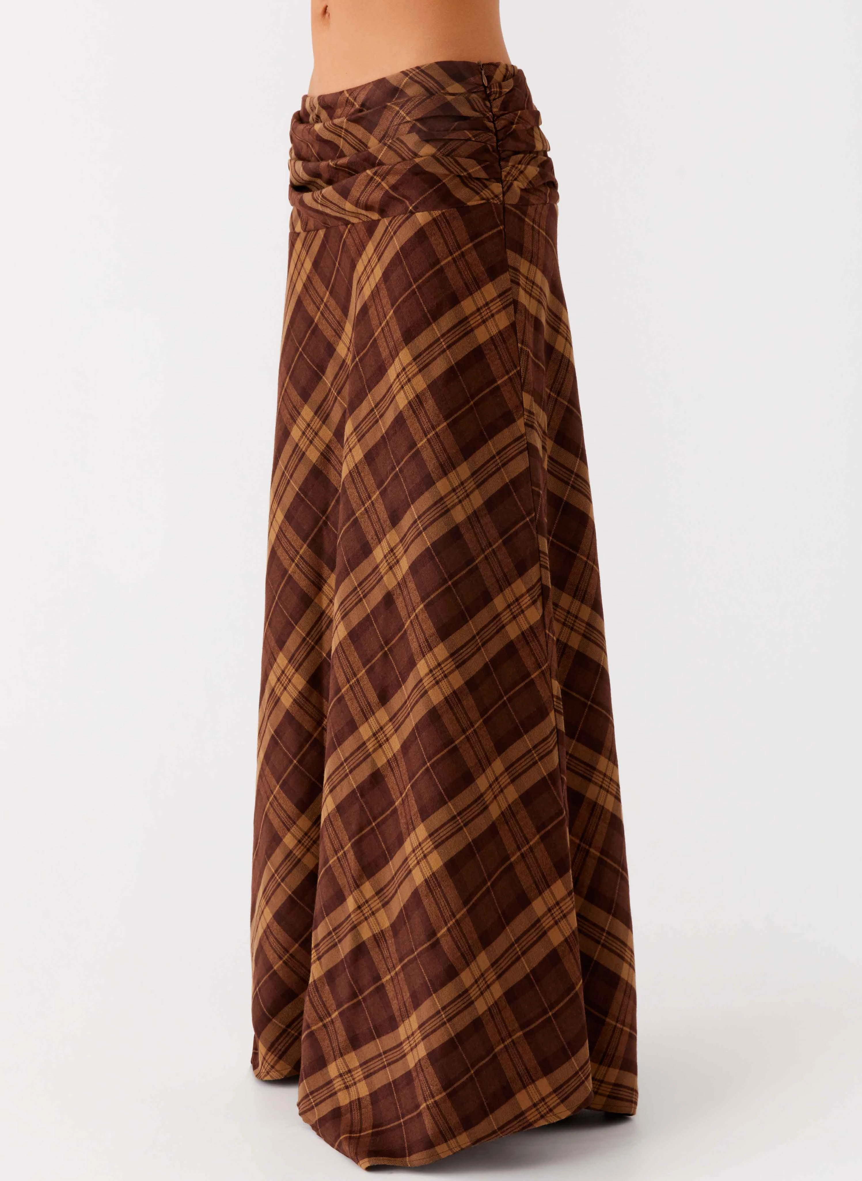 Fashion Fit Active Design Karolina Maxi Skirt - Plaid