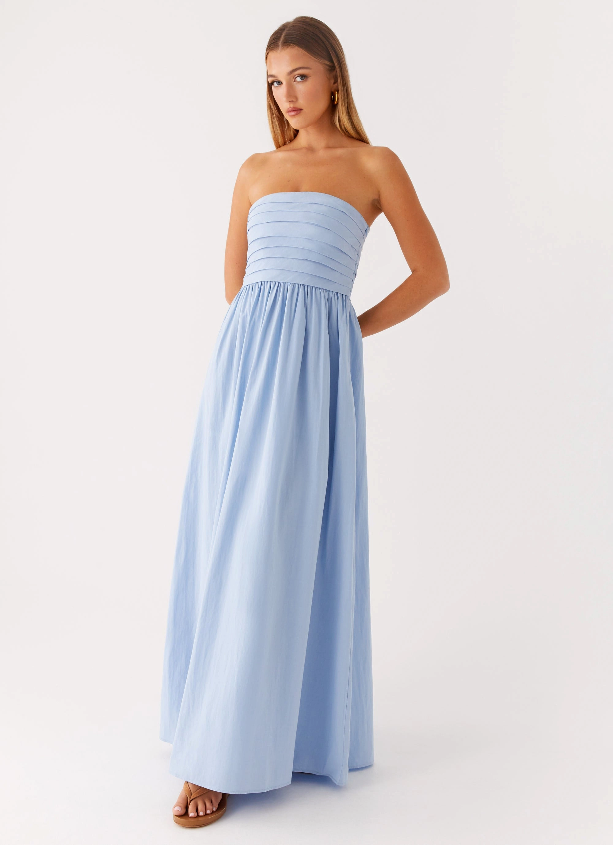 Tamia Maxi Dress - Blue Versatile Touch Daily Go