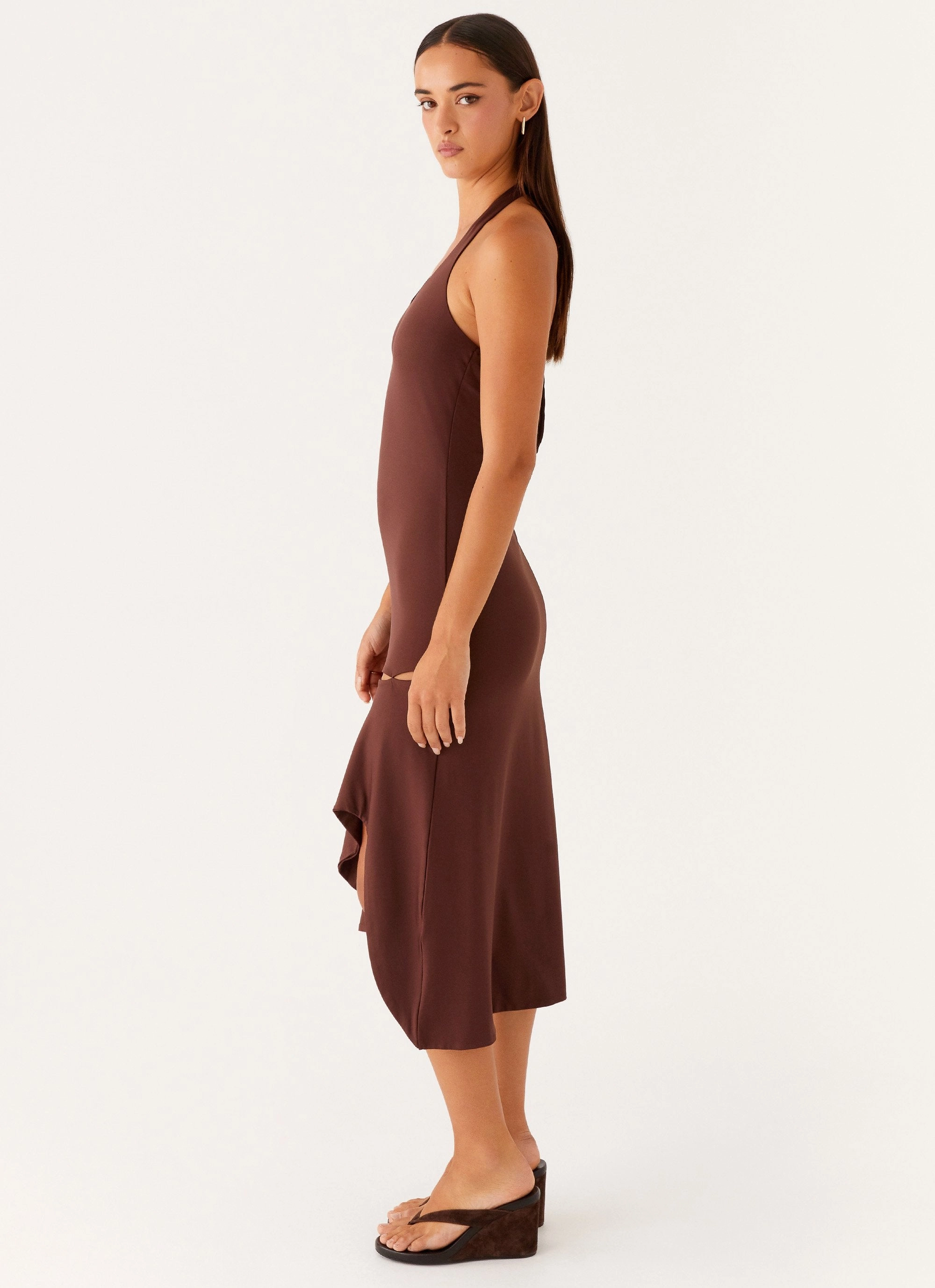 Fast Times Midi Dress - Chocolate Vibrant Spirit Emerging-Brand