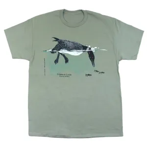 Feeding Loon Unisex Adult T-Shirt by Liberty Graphics