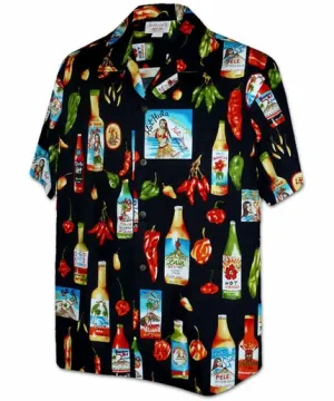 Feel the Burn Black Hawaiian Shirt