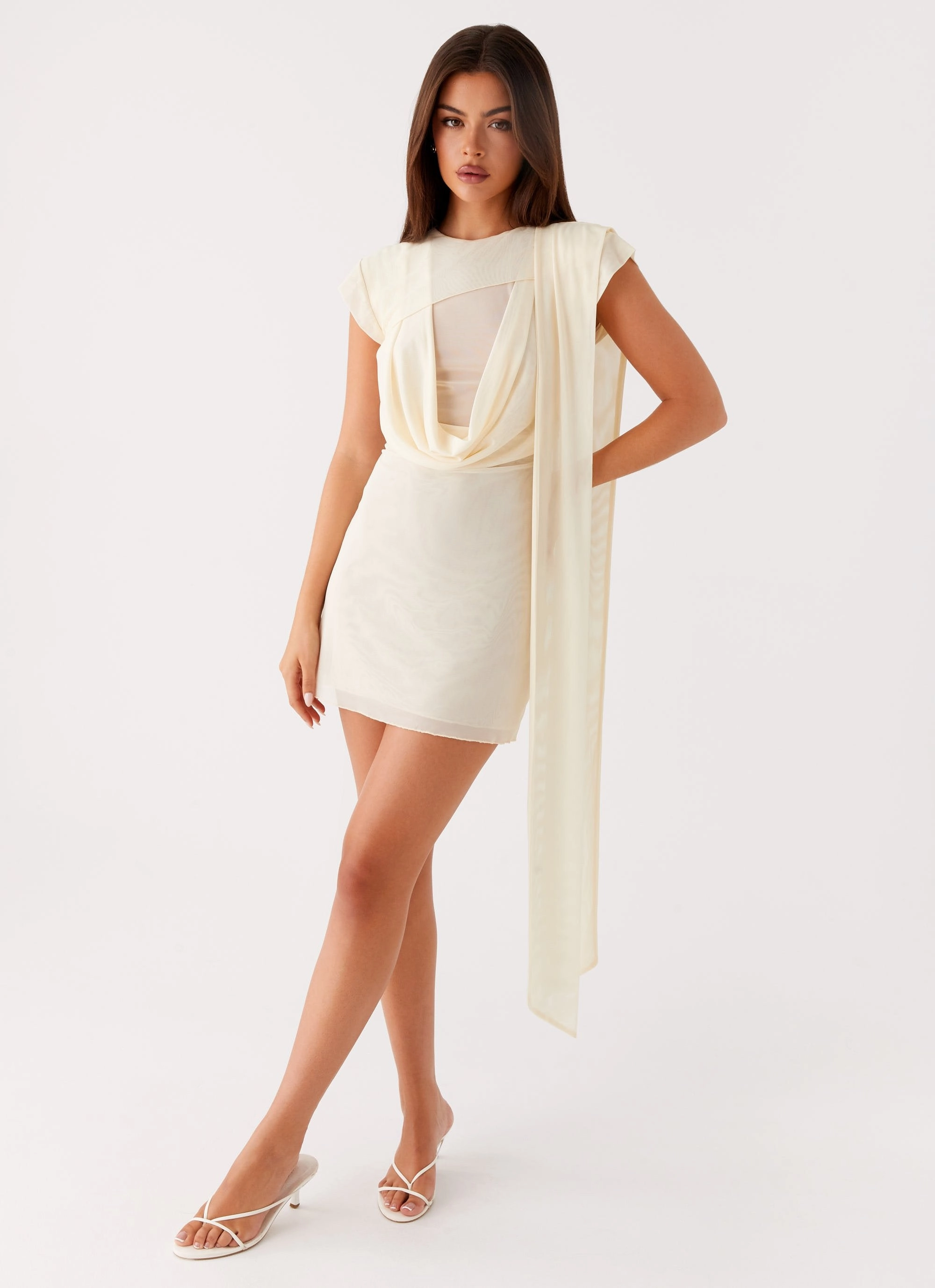 Festive Mood Casual Motion Felipe Mini Dress - Yellow