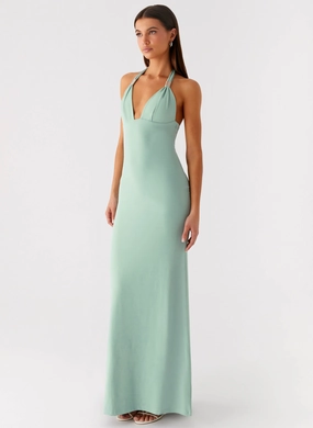 Fern Valley Maxi Dress - Sage NonSlipClosure