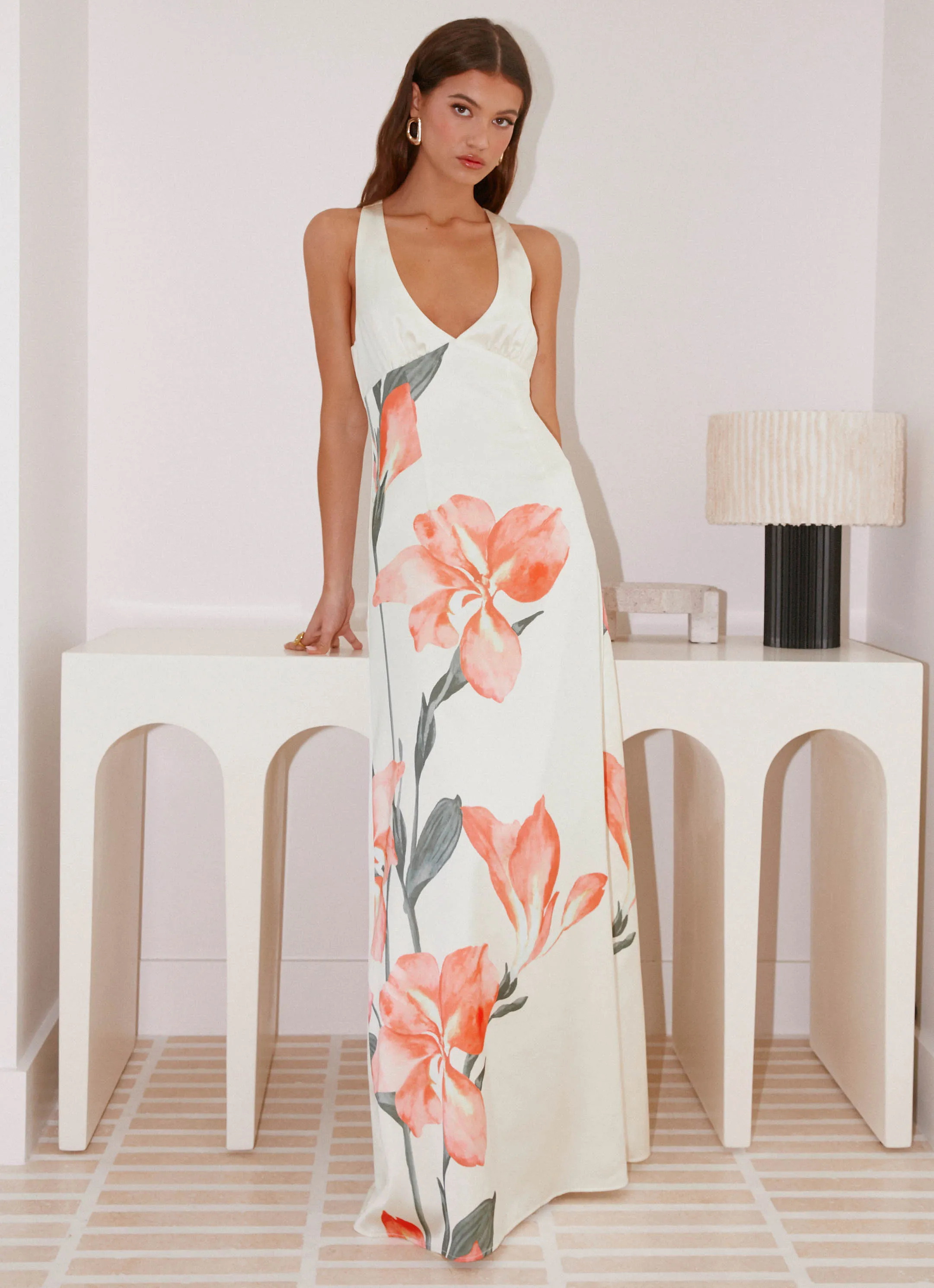 Vibrant Movement Semi Formal Fiorenza Maxi Dress - Siena Floral