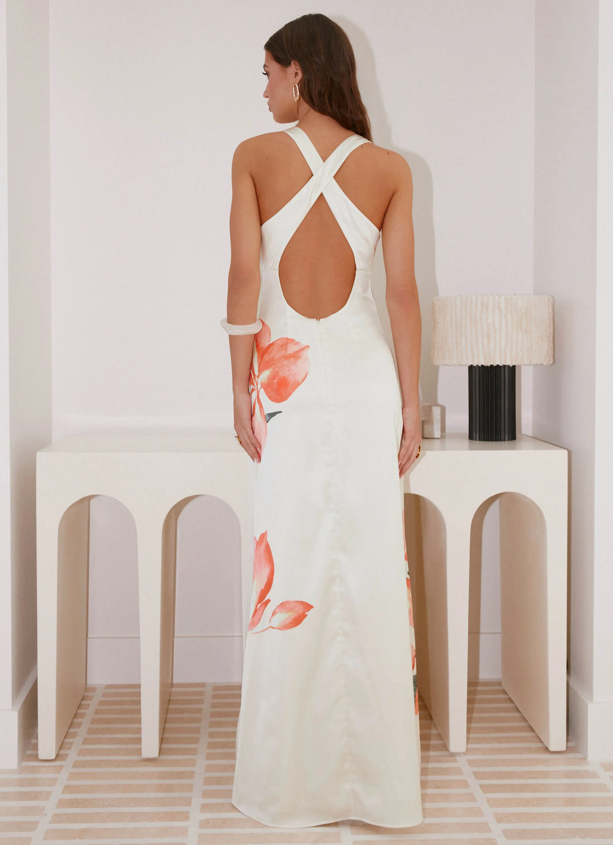 Fiorenza Maxi Dress - Siena Floral Sophisticated Elegance