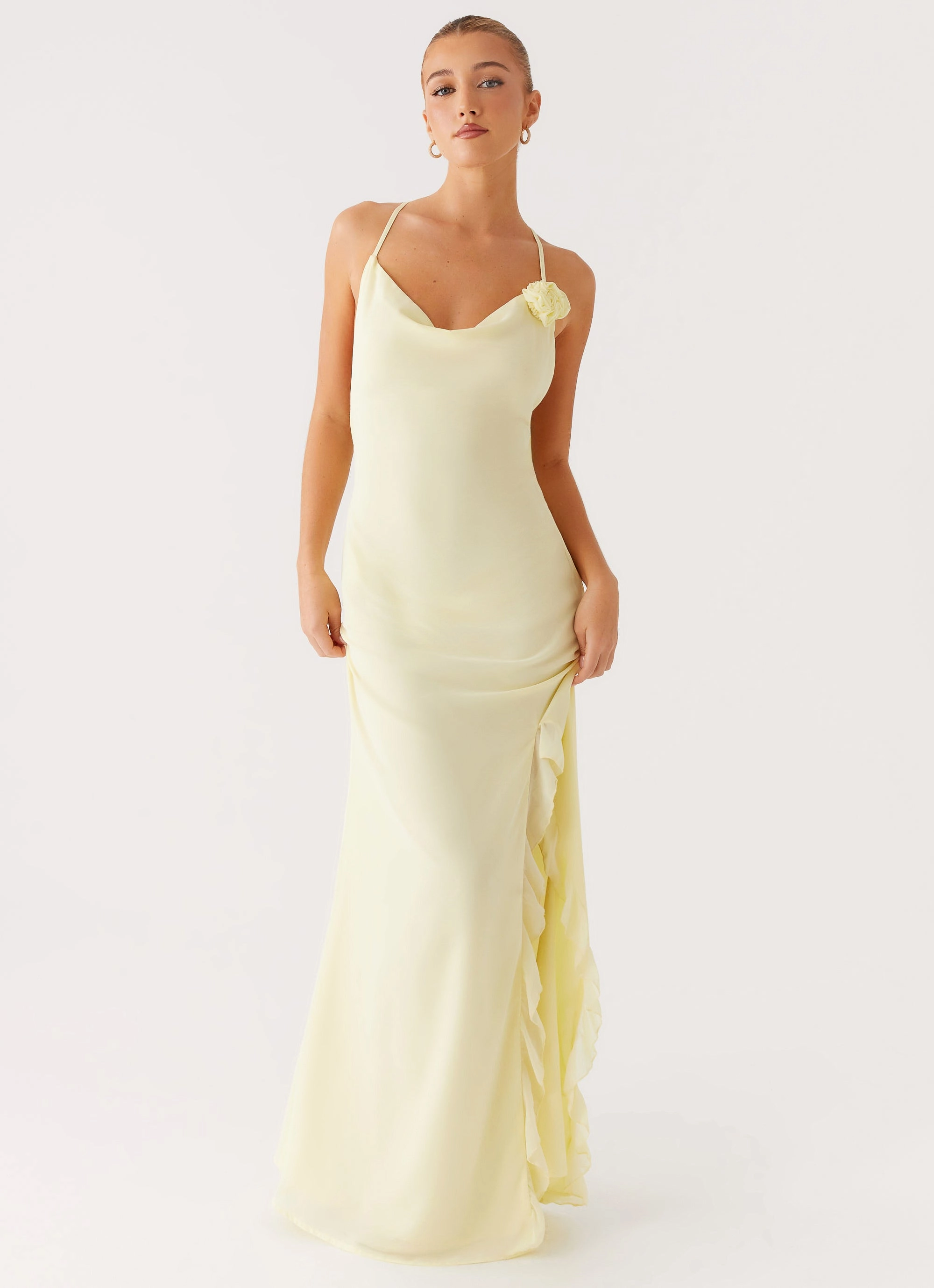 First Class Maxi Dress - Yellow Relax Flex