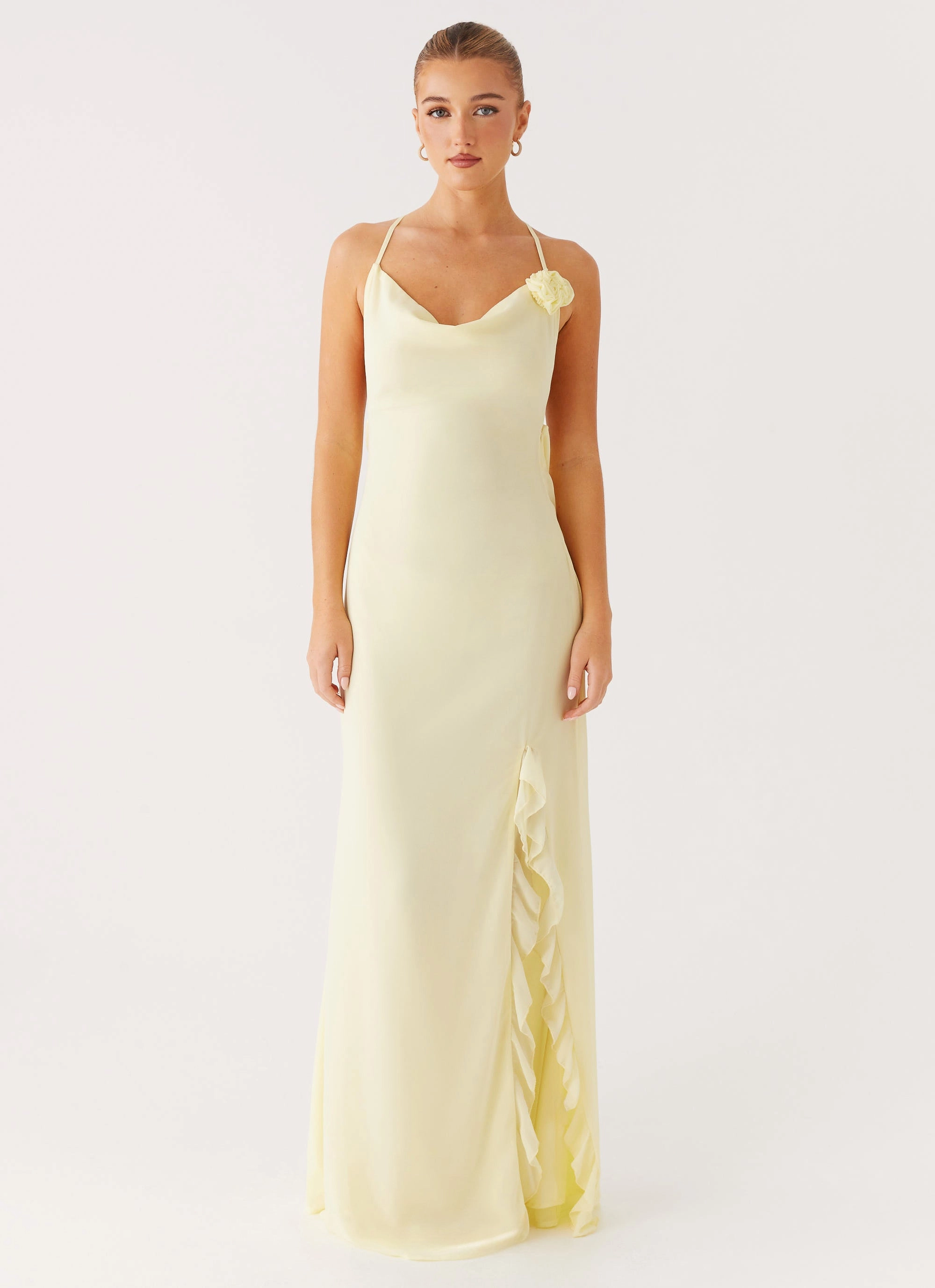 Chic and Cozy Wear First Class Maxi Dress - Yellow