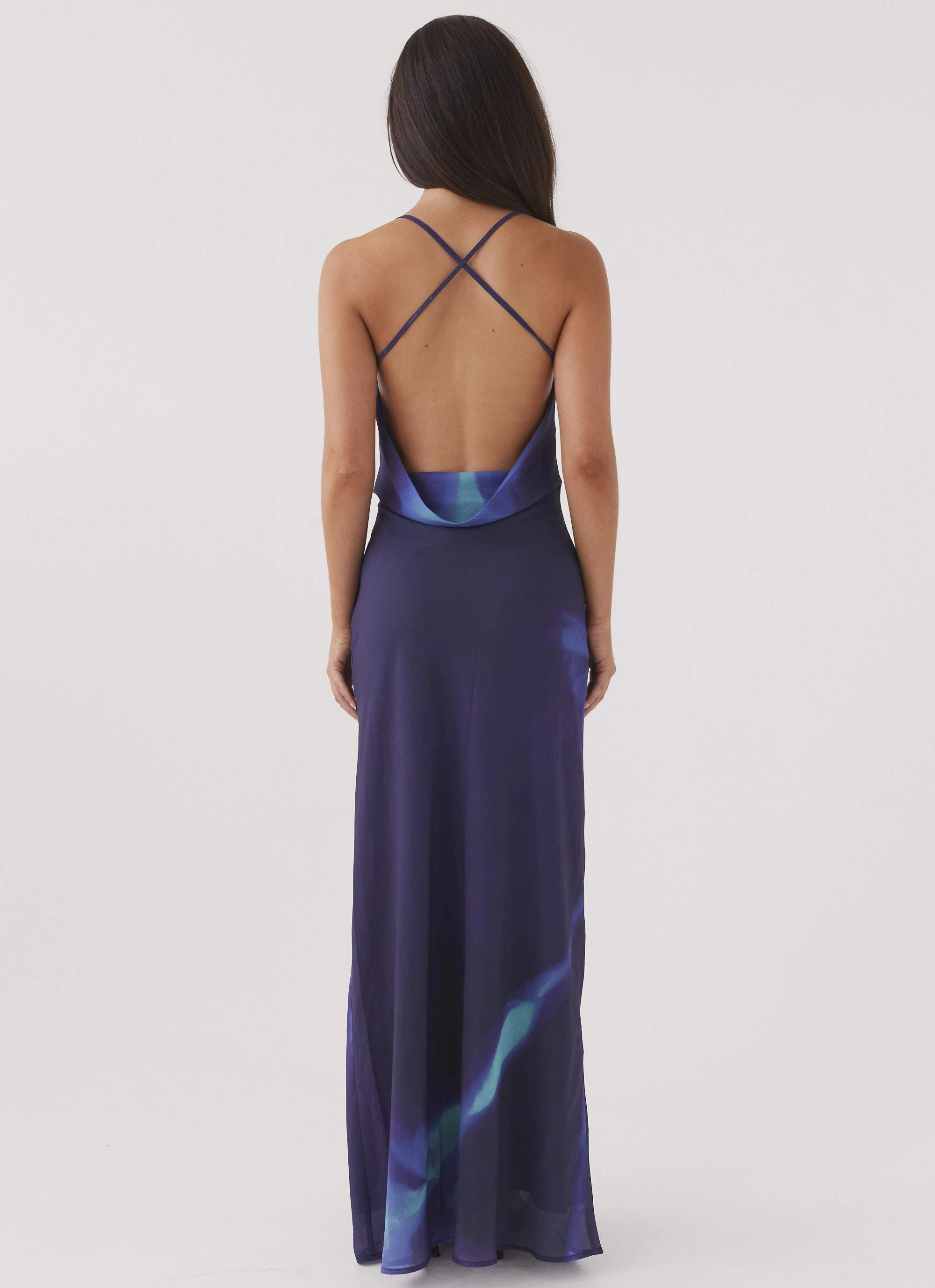 Astra Maxi Dress - Cyber Rose Modest Look Night Vibes