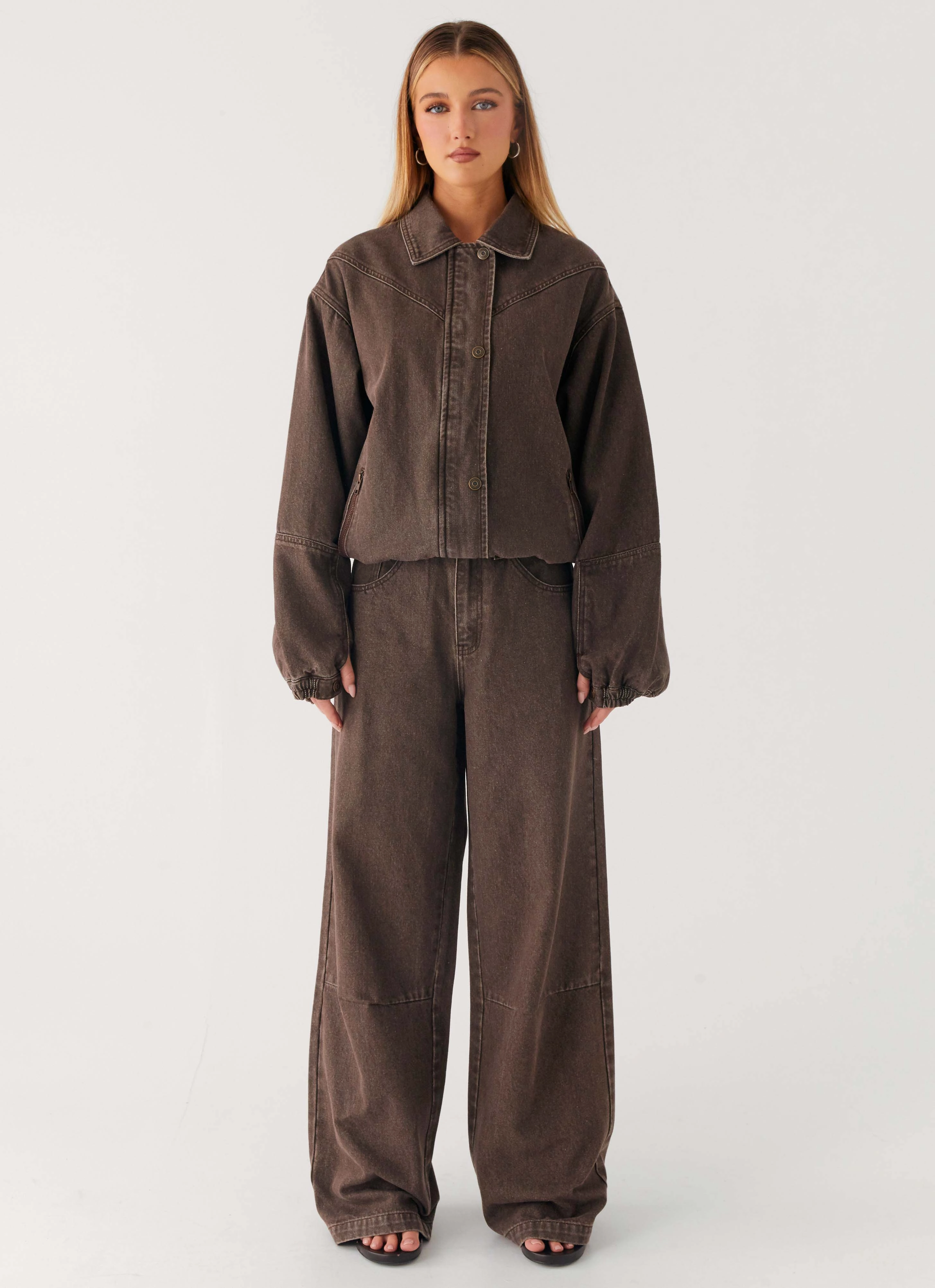 Comfort Style Midwest Low Rise Jeans - Light Wash Chocolate