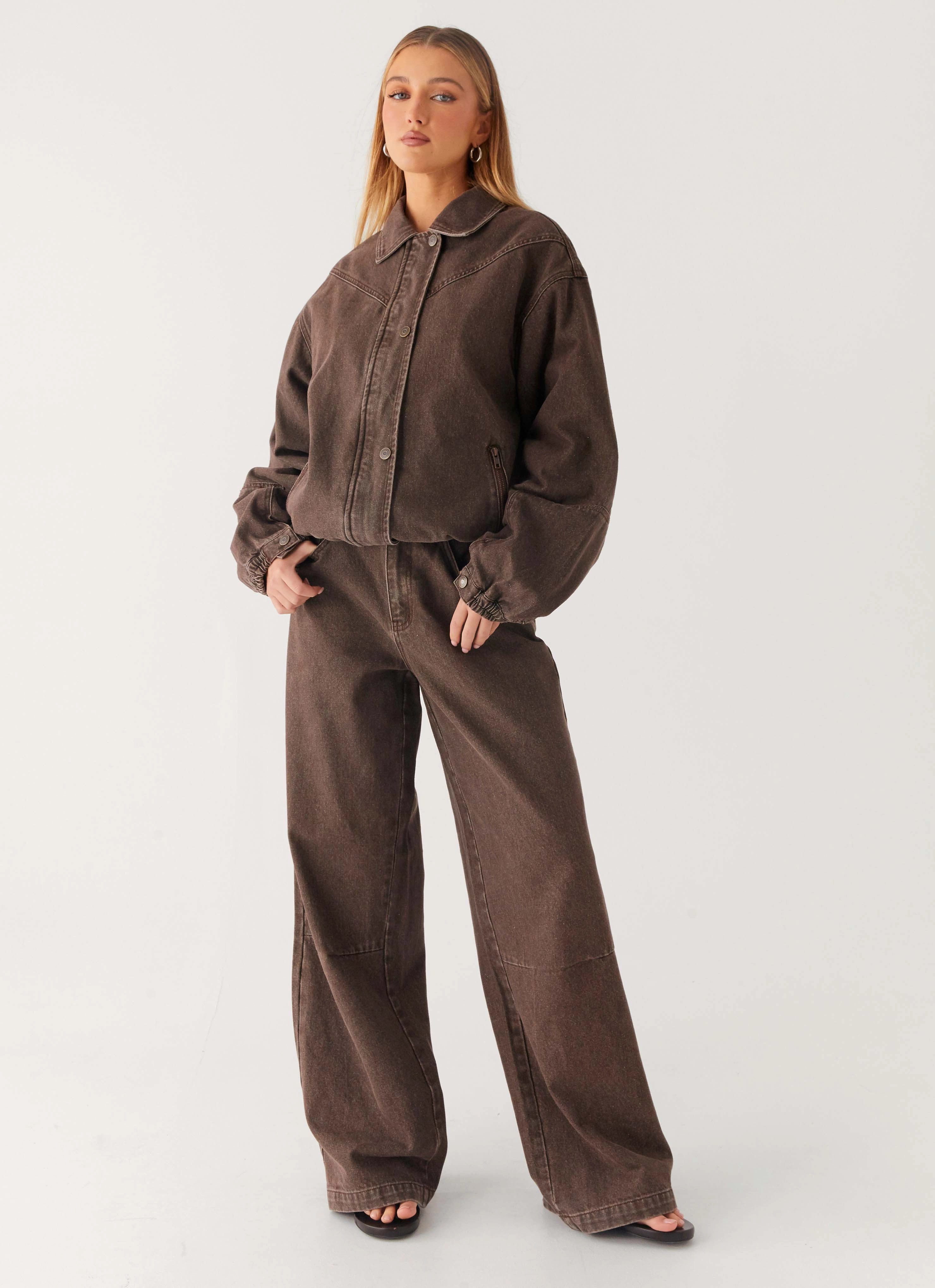 Quick Dry Fit Midwest Low Rise Jeans - Light Wash Chocolate