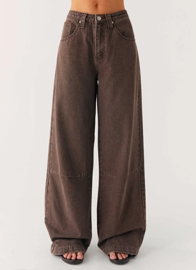 Midwest Low Rise Jeans - Light Wash Chocolate slim fit