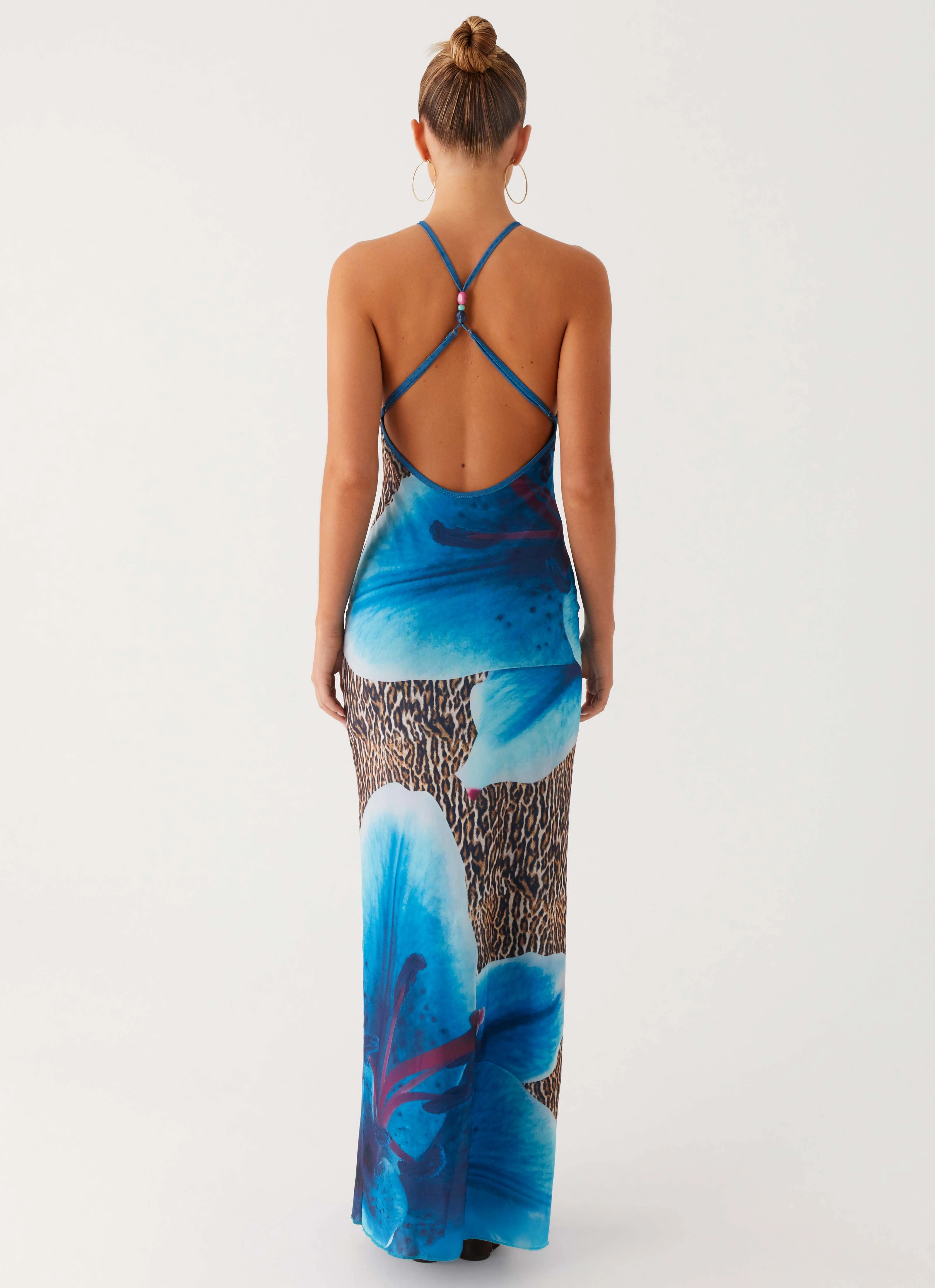 Sandy Siren Maxi Dress - Cheetah Floral Cool Look Formal Outfit