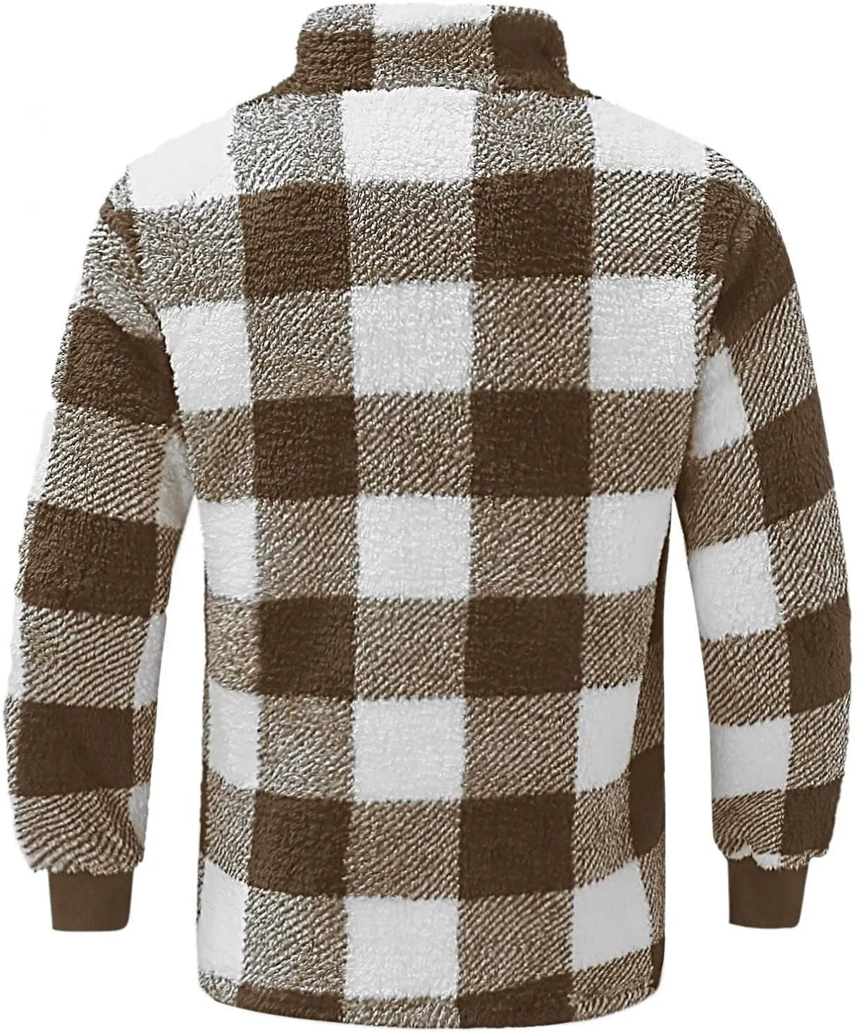 Flannel Jackets for Men,Men's Camp Night Berber Lined Hooded Flannel Shirt Jacket Coat Sweatshirts Hoodies Sweaters Tops