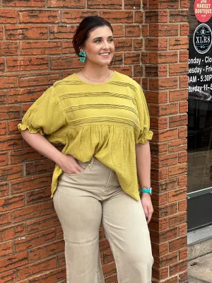 Flared Khaki Crops