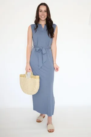 Celebrity-Inspired Formal Occasion Charlotte Belted Maxi Dress