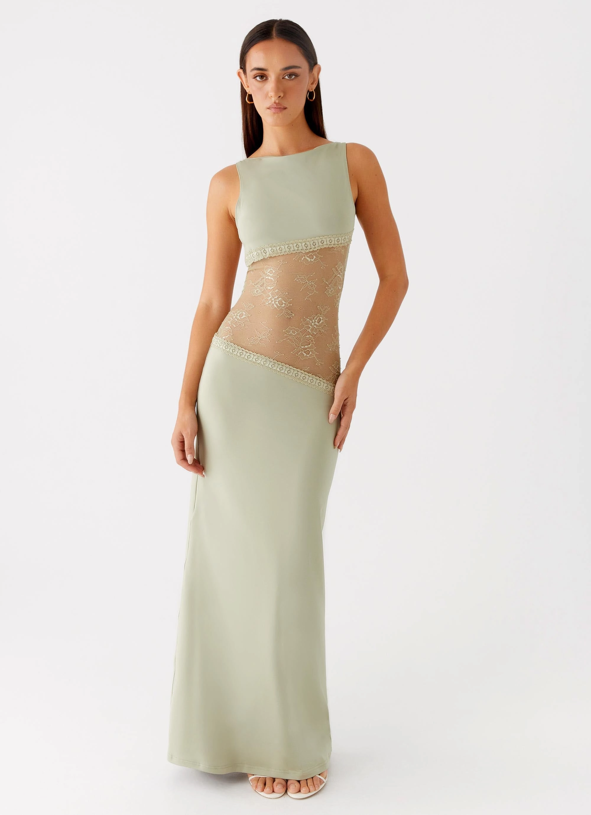 Lucinda Maxi Dress - Sage Dressy Glow Stylish Appearance