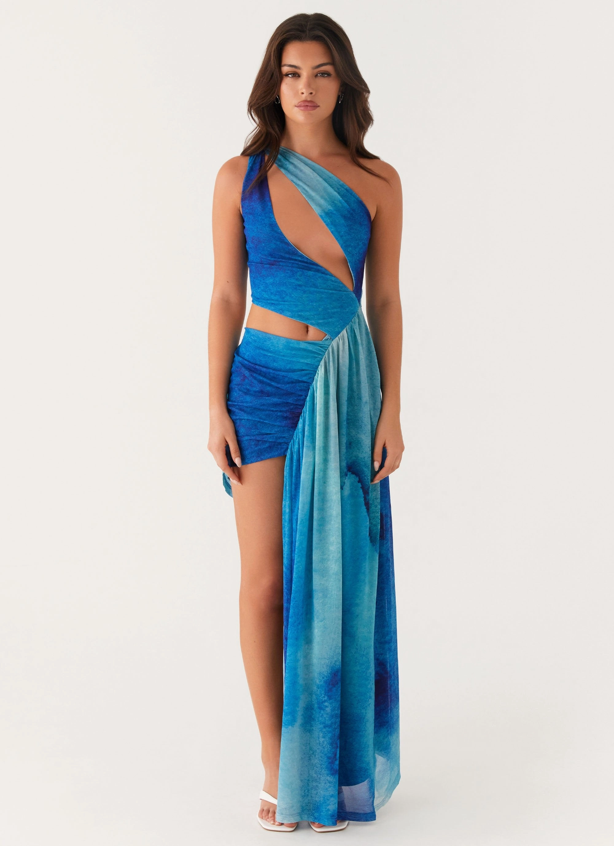 Blinded Maxi Dress - Blue Tie Dye Bold Fashion
