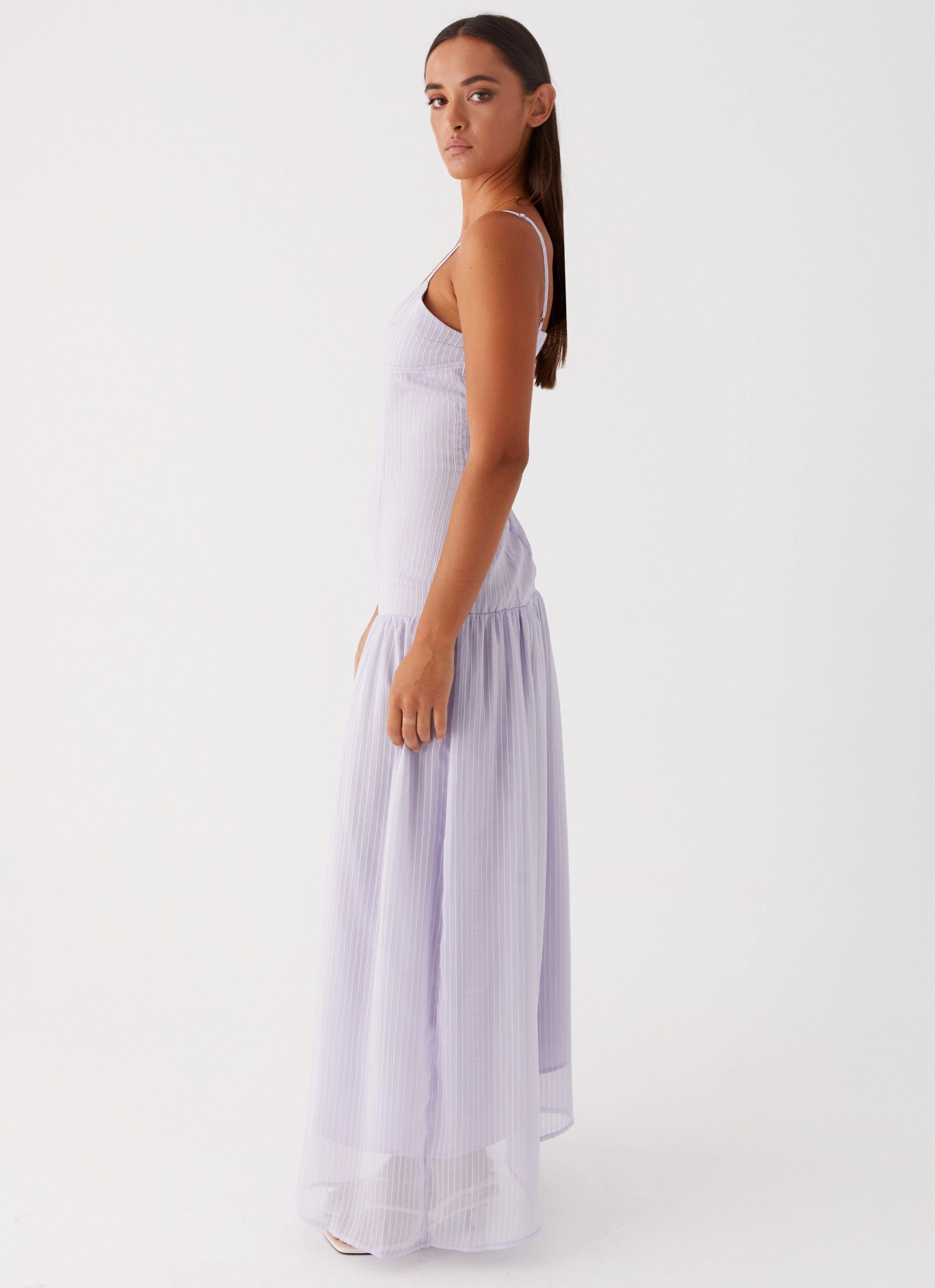 Shania Maxi Dress - Lavender french chic Feminine Details