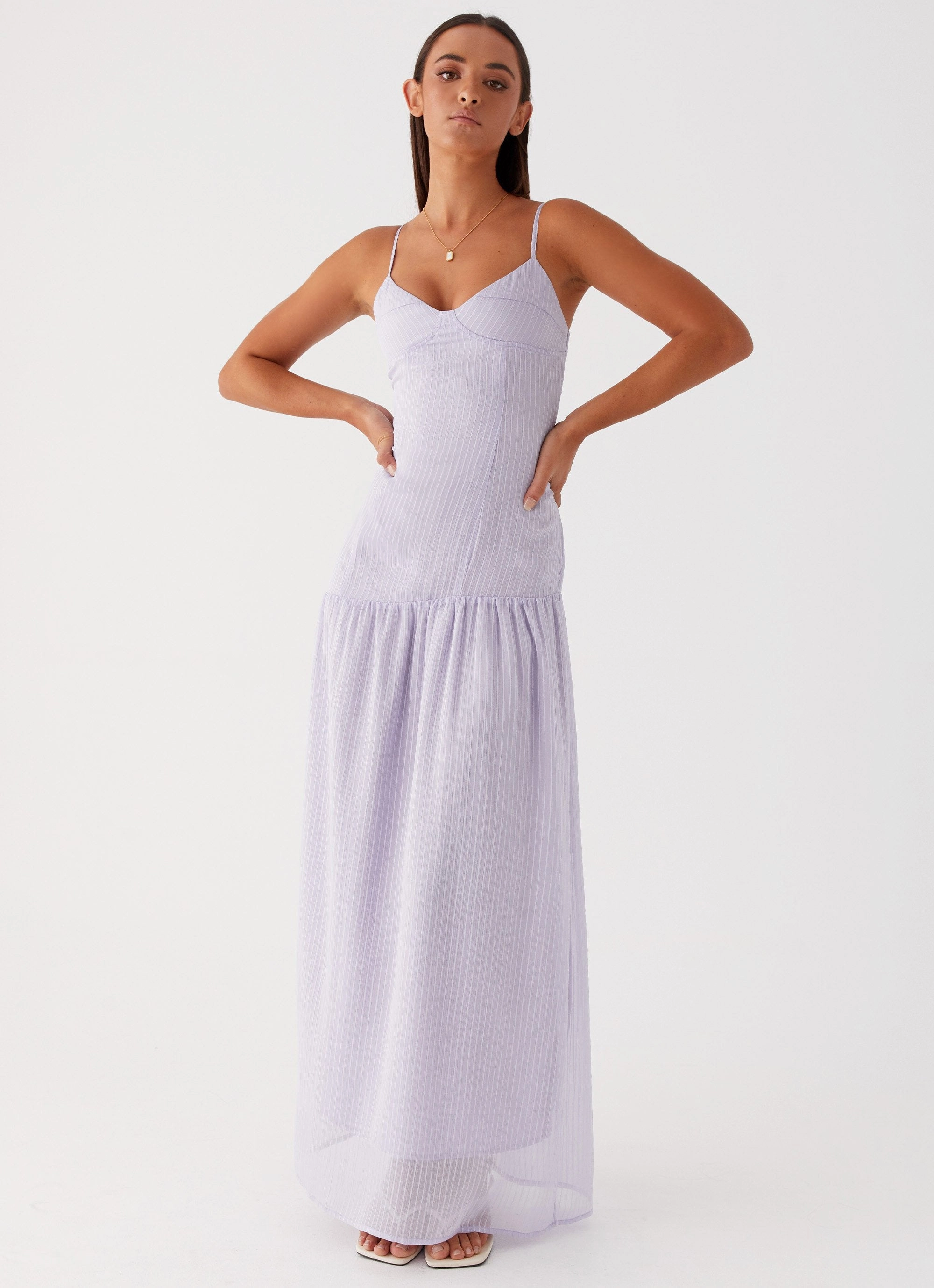 Casual Look Urban Style Shania Maxi Dress - Lavender