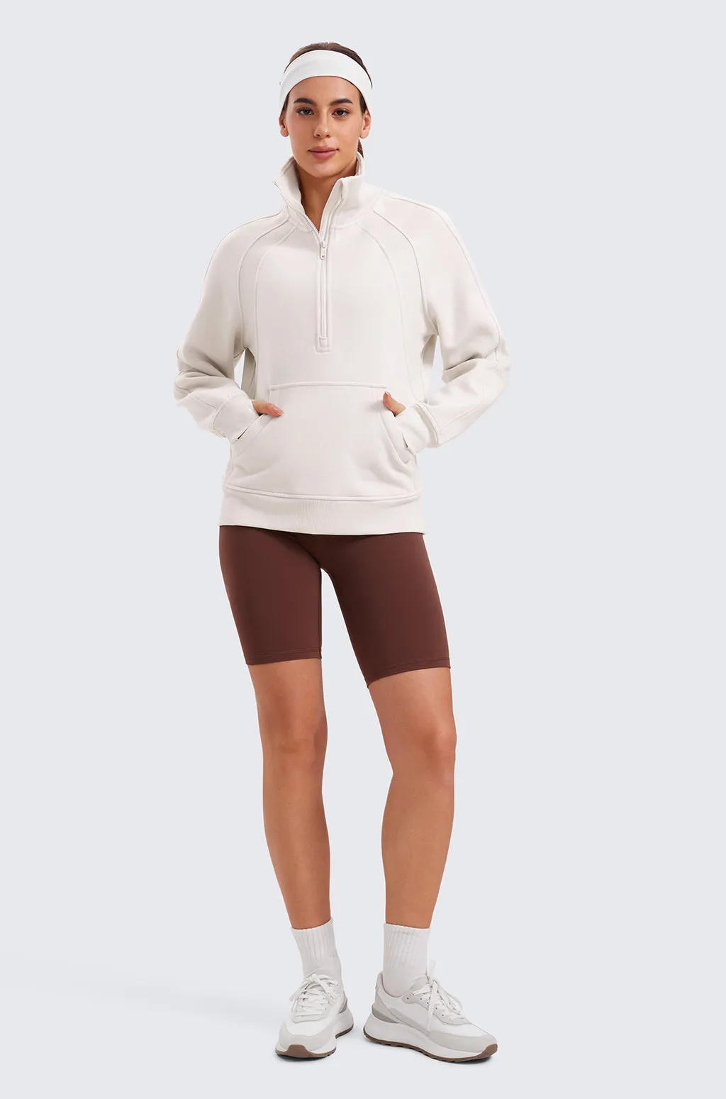 Fleece Lined Hip-Length Hoodies