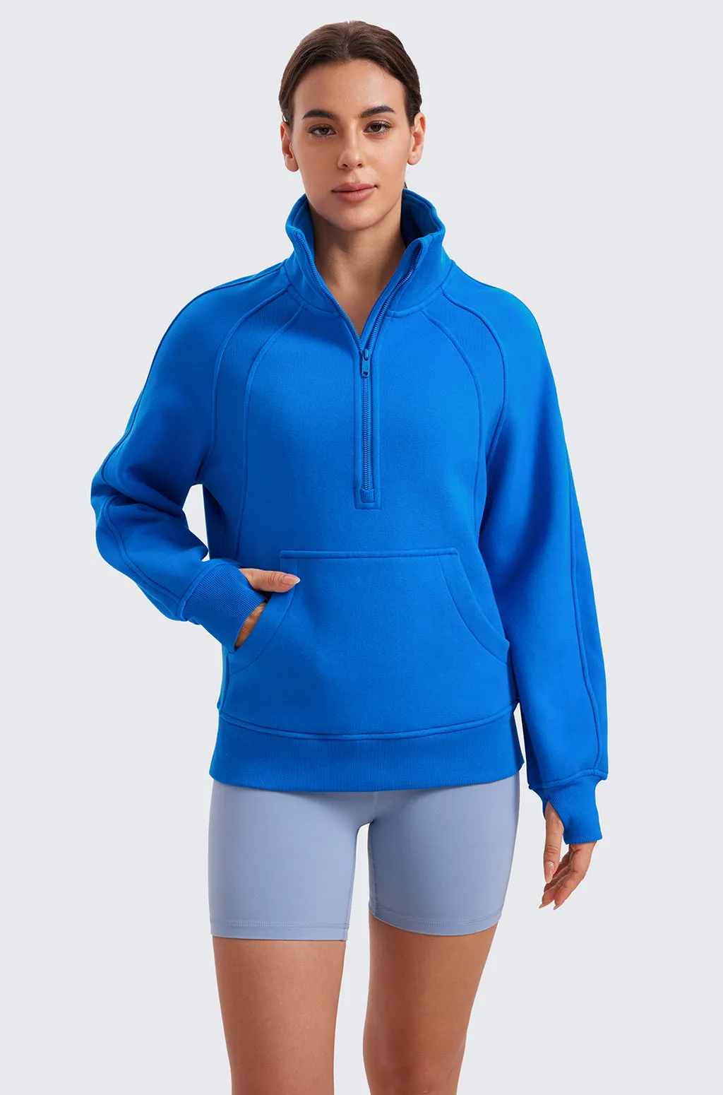 Fleece Lined Hip-Length Hoodies