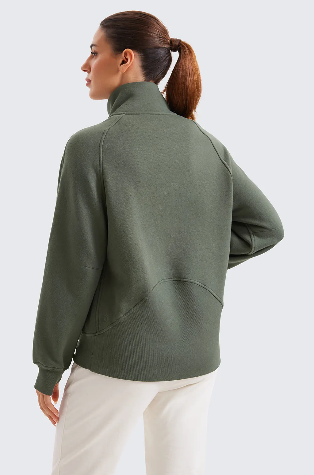 Fleece Lined Hip-Length Hoodies