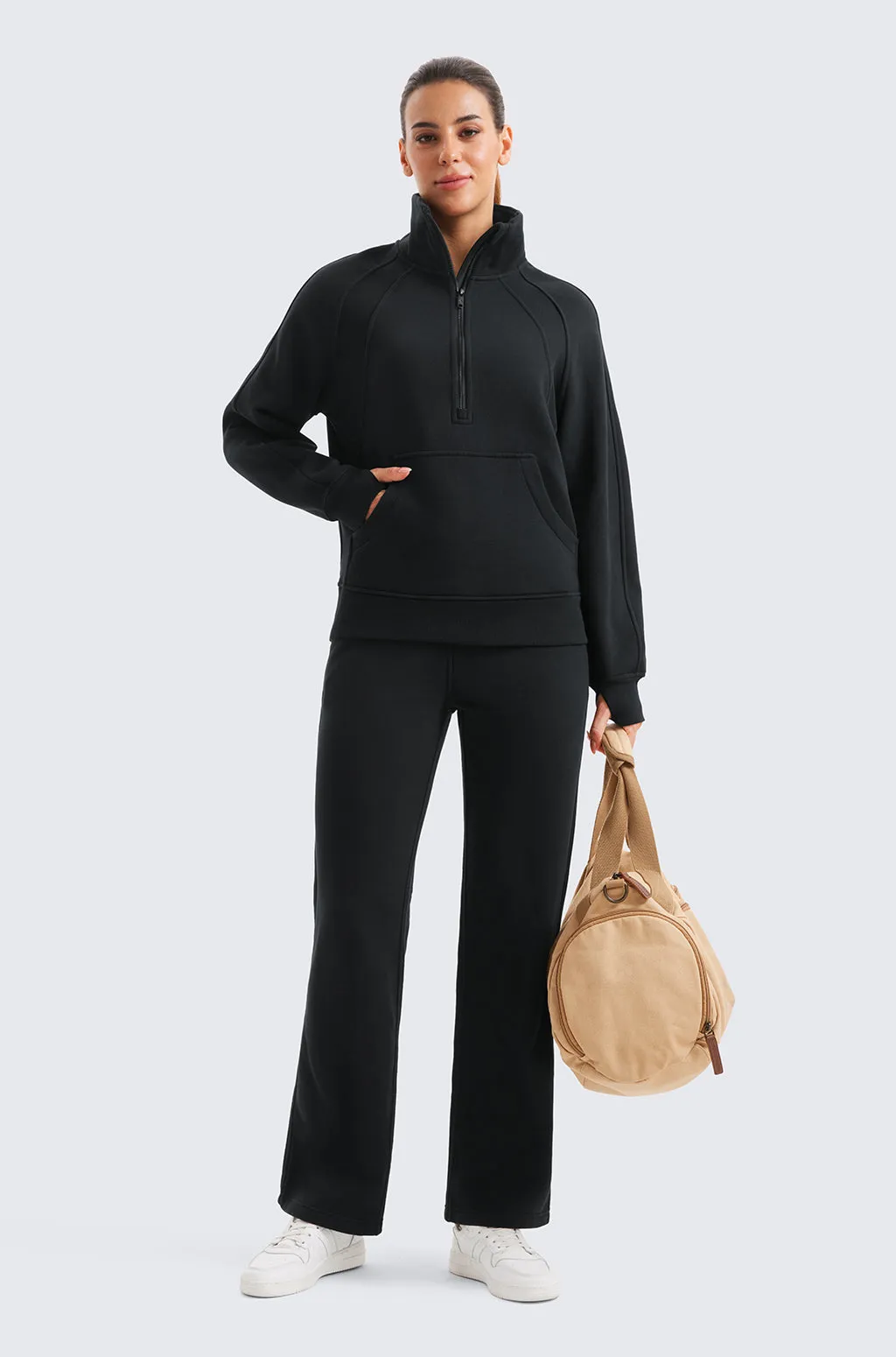 Fleece Lined Hip-Length Hoodies