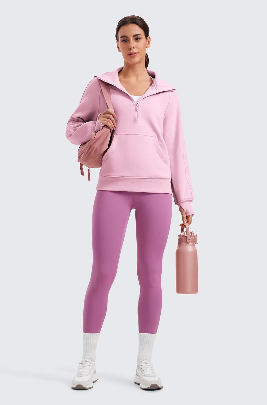 Fleece Lined Hip-Length Hoodies