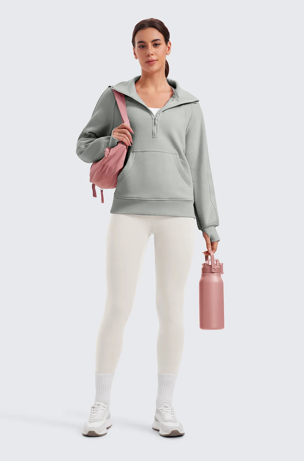 Fleece Lined Hip-Length Hoodies