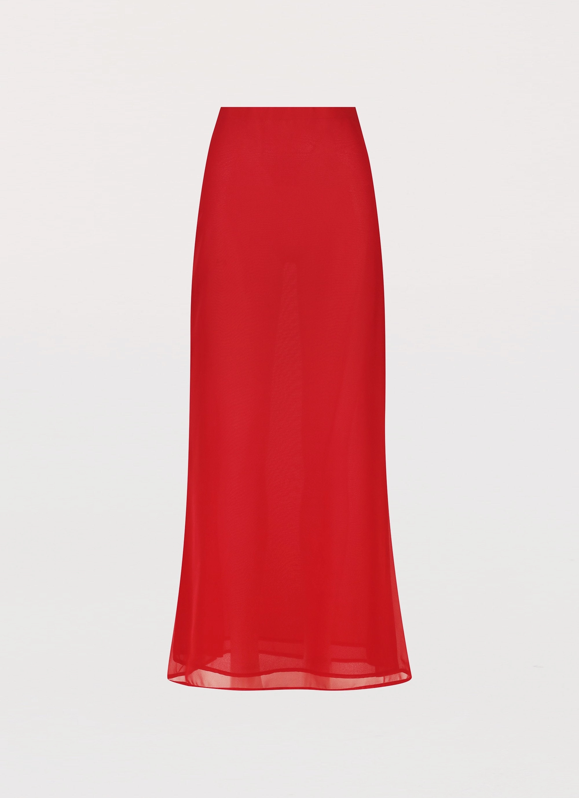 Nightfall Maxi Skirt - Rouge Red Odor Control Fibers