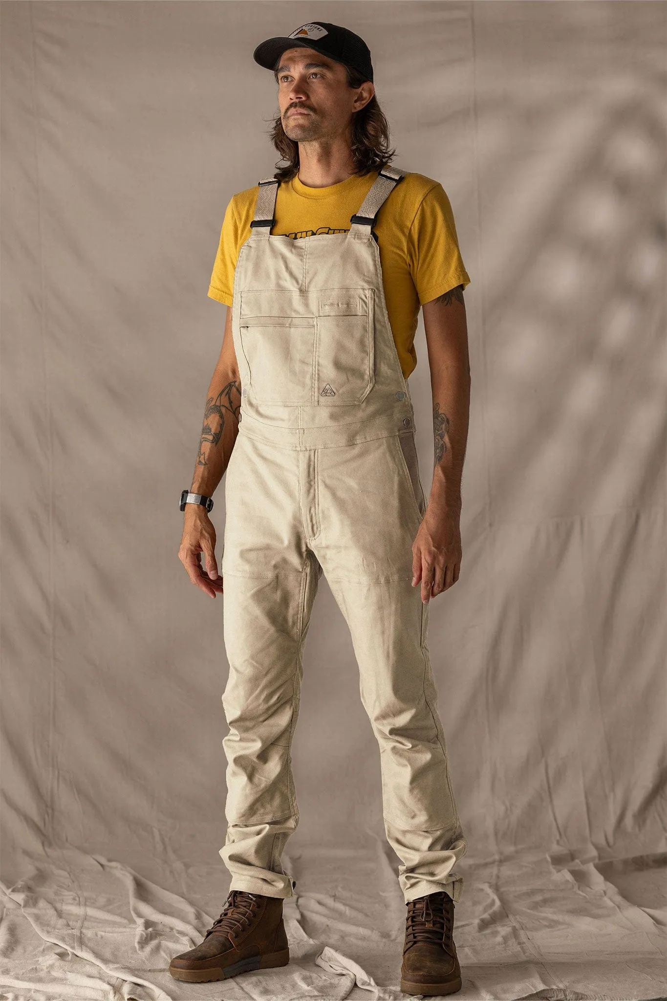 Flex Canvas Overalls